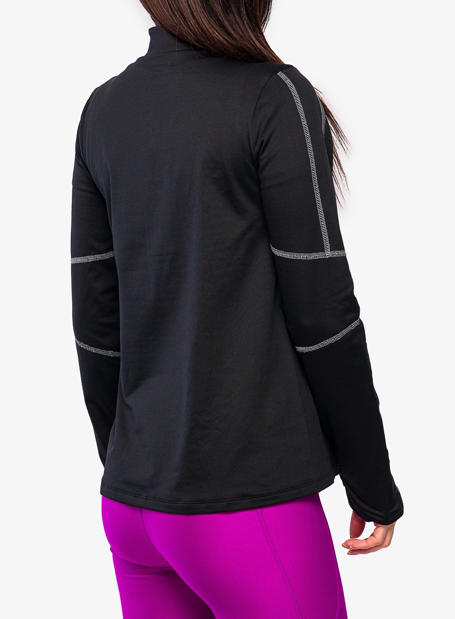 Ženska termoaktivna dukserica Under Armour Train Cold Weather 1/2 Zip - black/jet gray