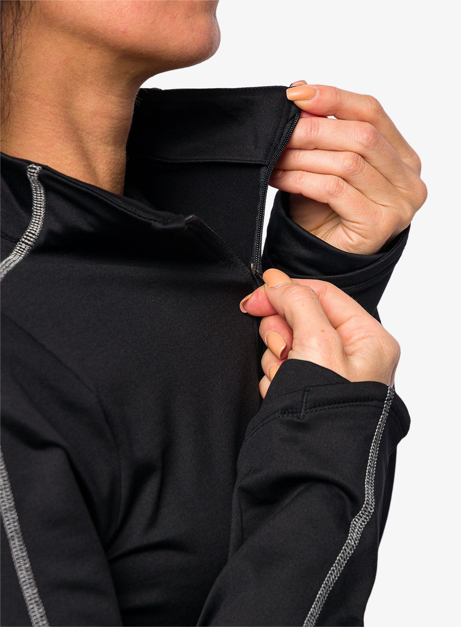 Ženska termoaktivna dukserica Under Armour Train Cold Weather 1/2 Zip - black/jet gray