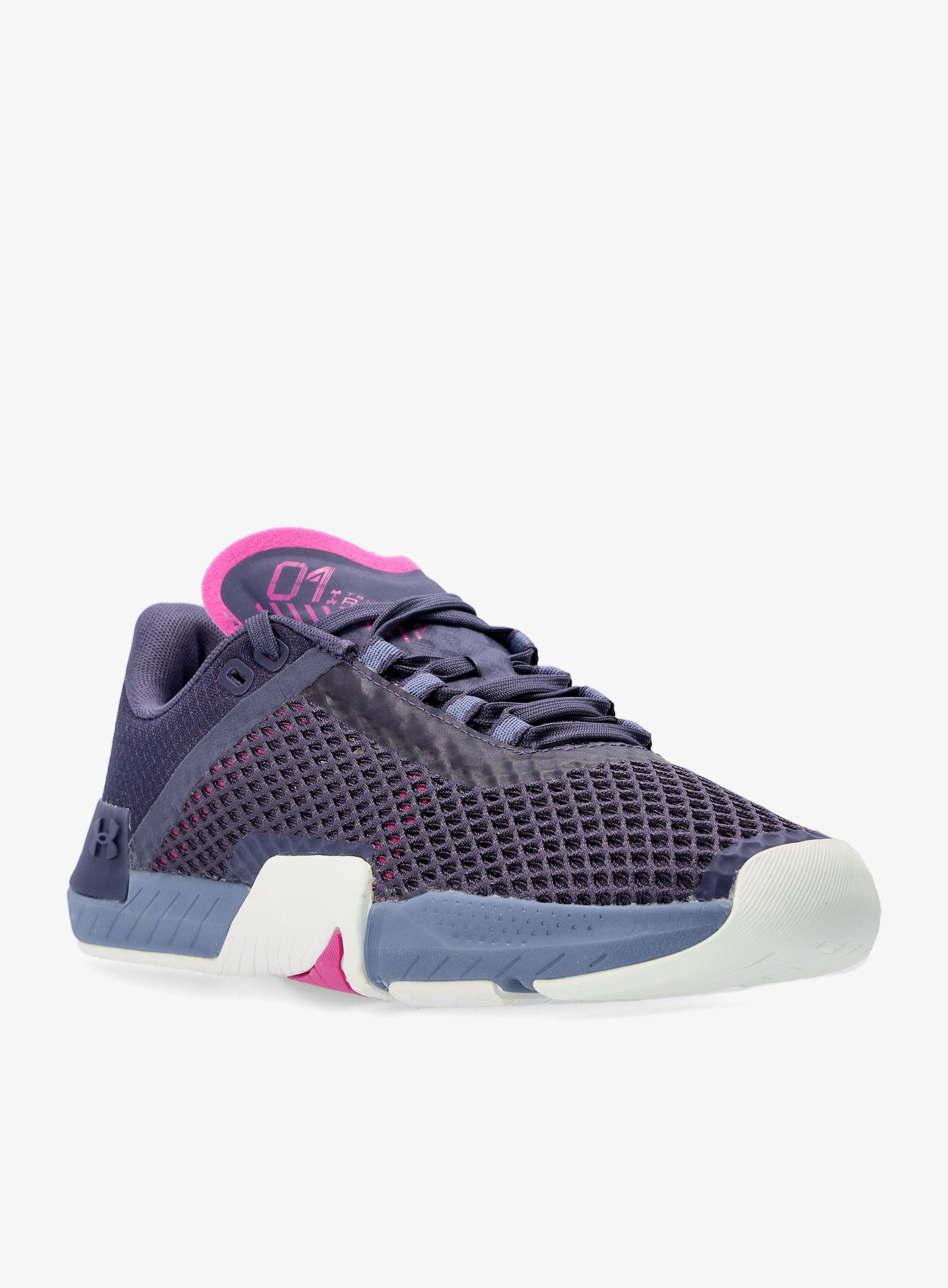 Ženske cipele Under Armour TriBase Reign 4 - tempered steel/stobe/navy
