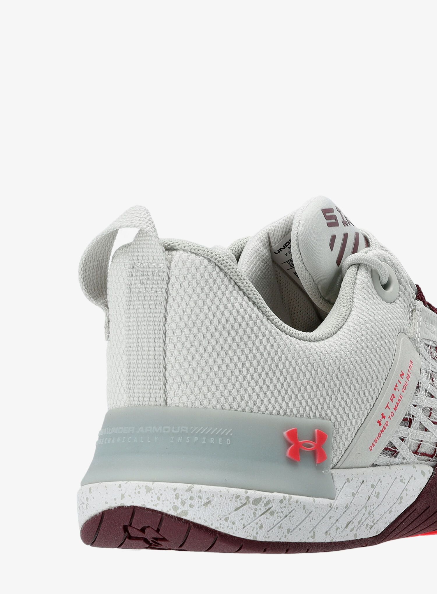 Muške cipele Under Armour TriBase Reign 5 - white clay/deep red/beta