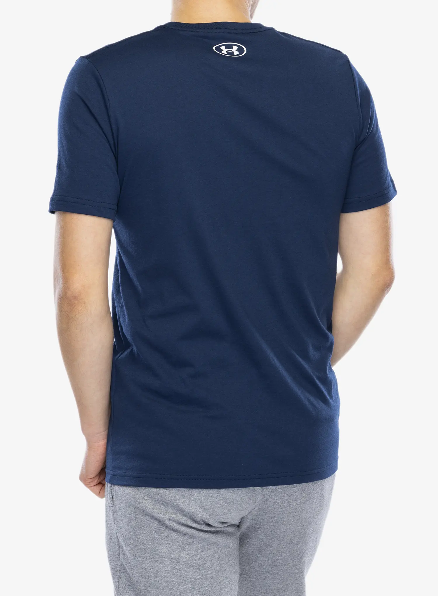 Majica s tiskom Under Armour UA Logo Short Sleeve - academy/white