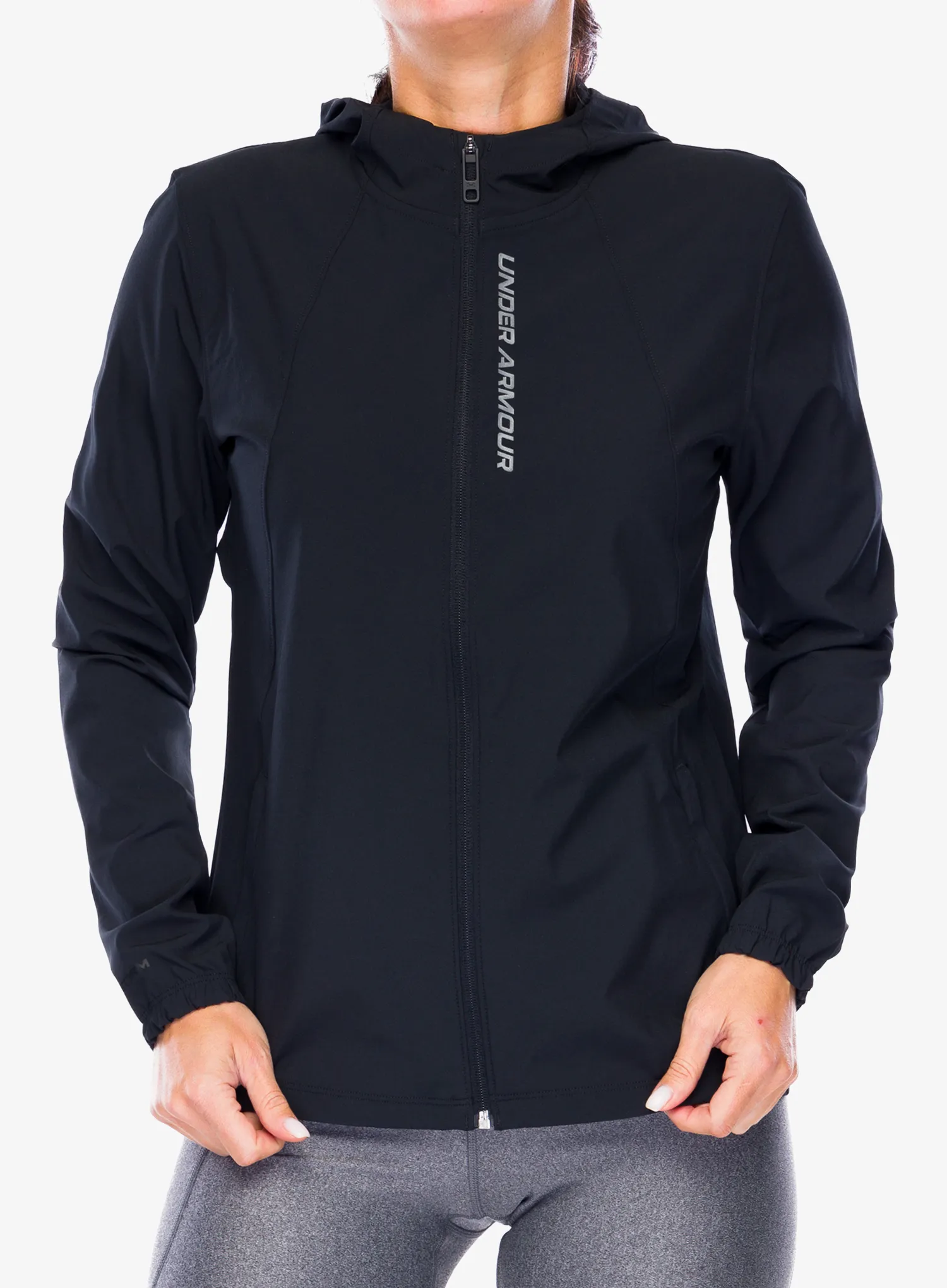 Ženska jakna za trčanje Under Armour UA OutRun The Storm Jacket - black/reflective/reflective
