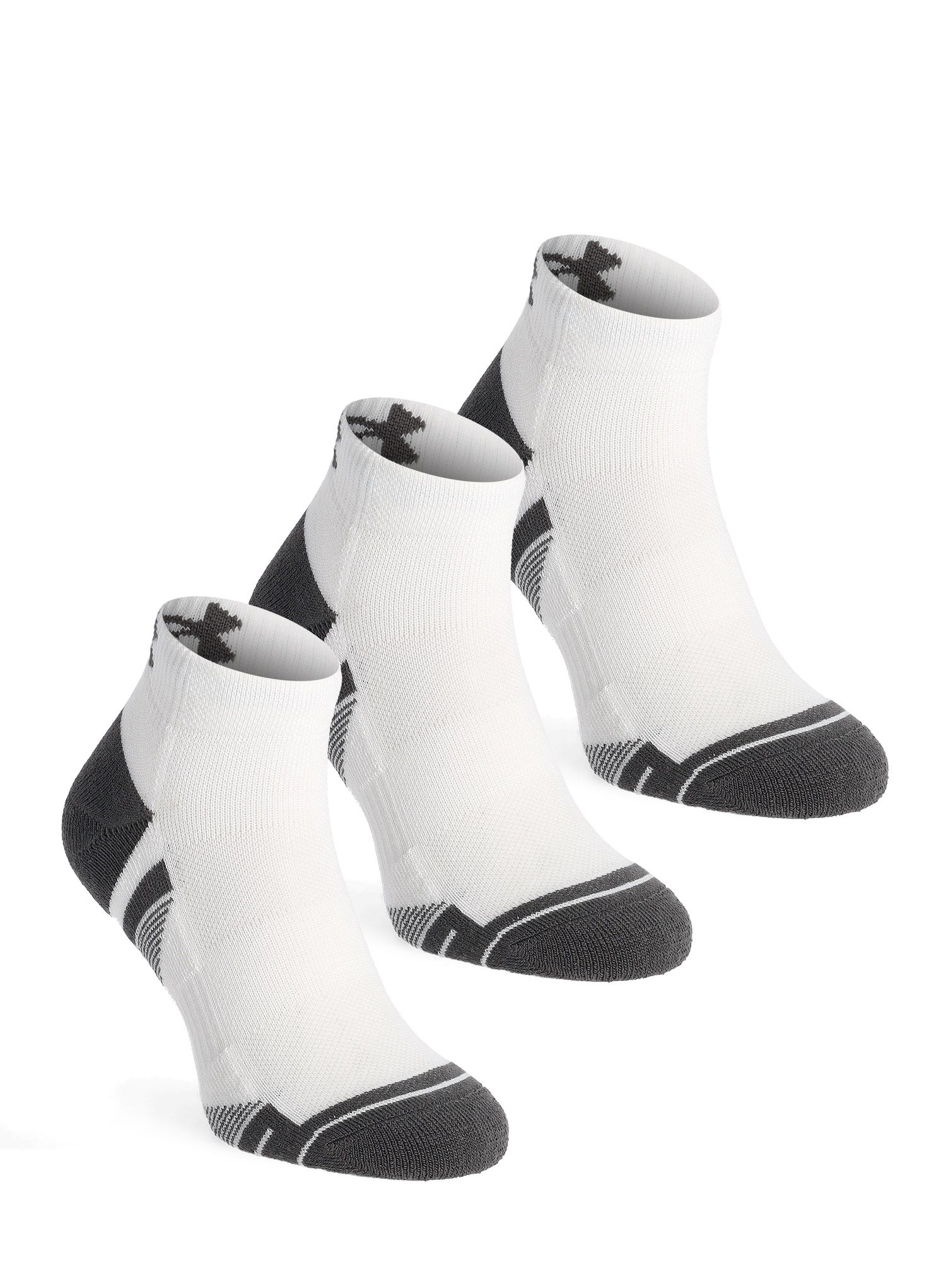 Čarape Under Armour UA Performance Tech 3-Pack Low Cut - white/white/jet gray