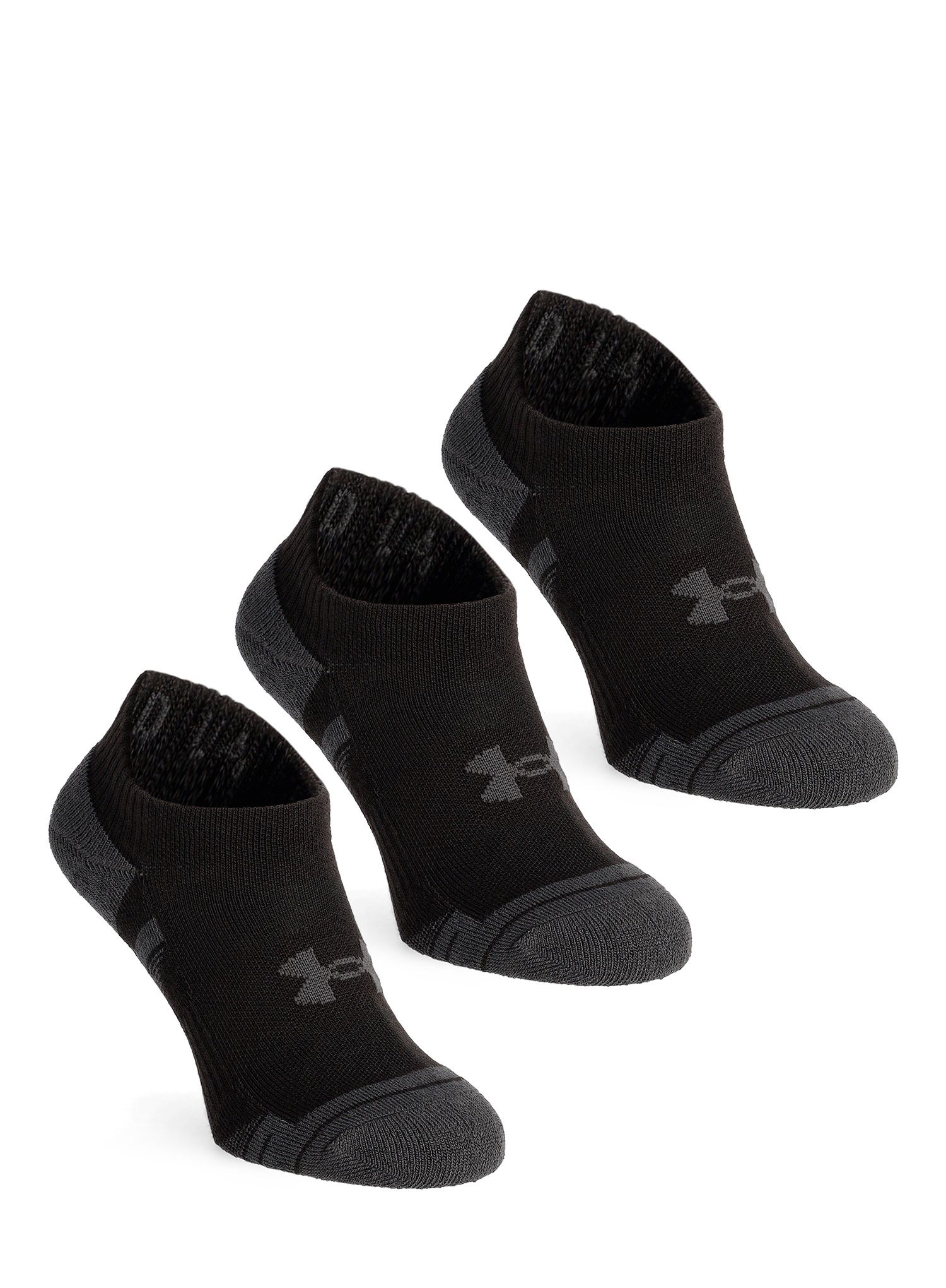 Čarape Under Armour UA Performance Tech 3-Pack No Show - black/black/jet gray