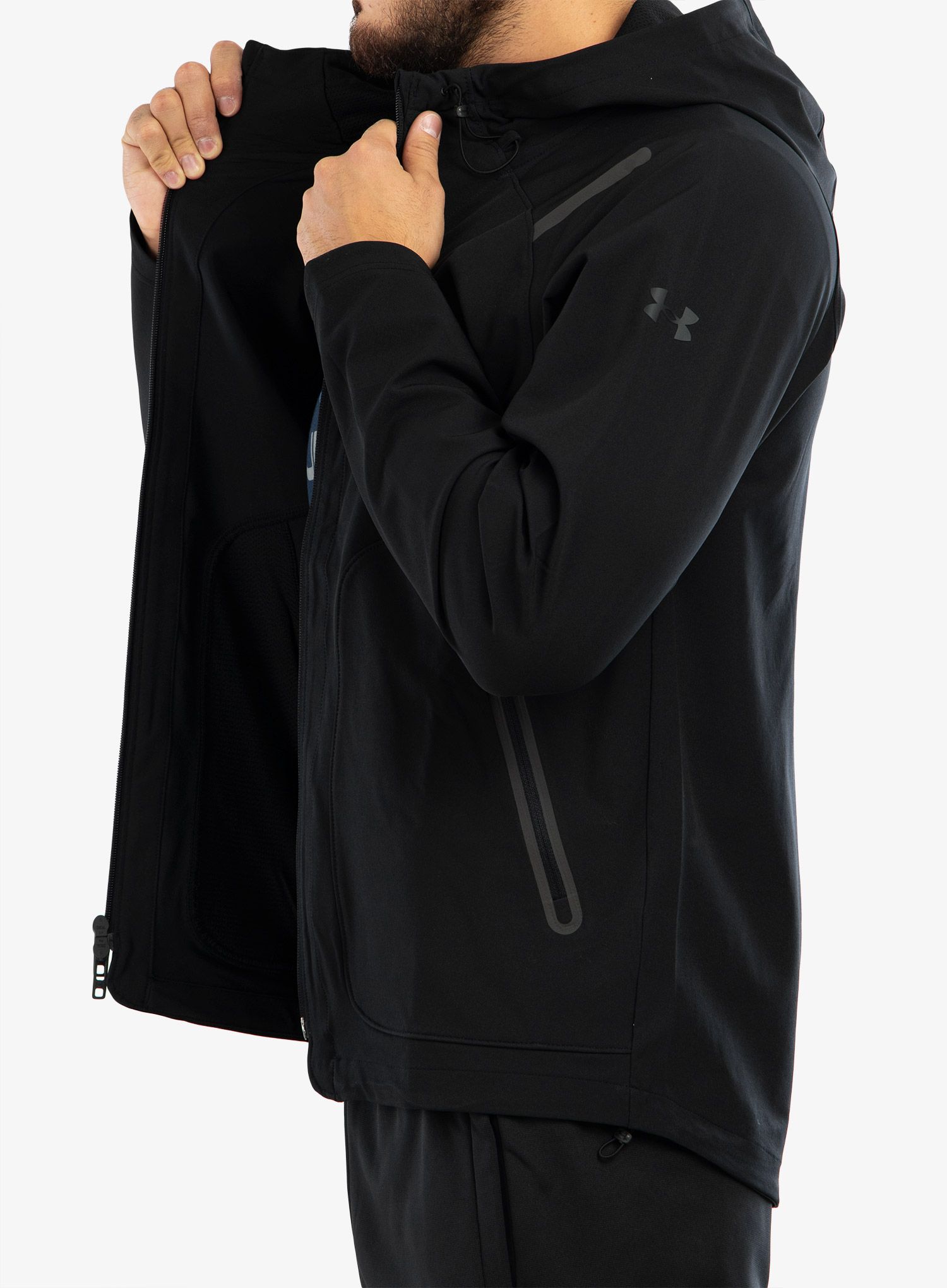 Softshell jakna Under Armour Unstoppable Jacket - black/black
