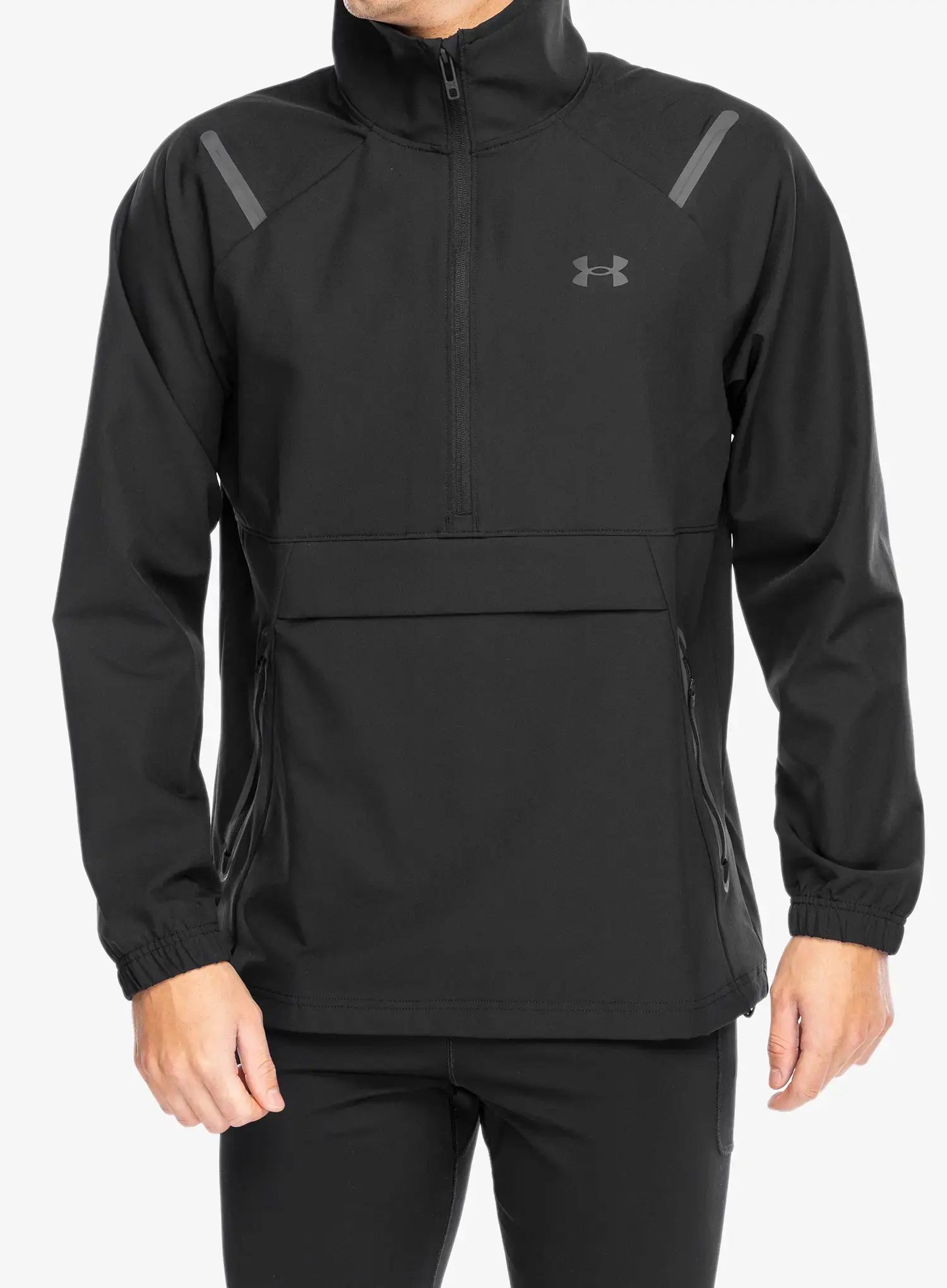 Jakna Under Armour Unstoppable Left Chest Anorak - black/black