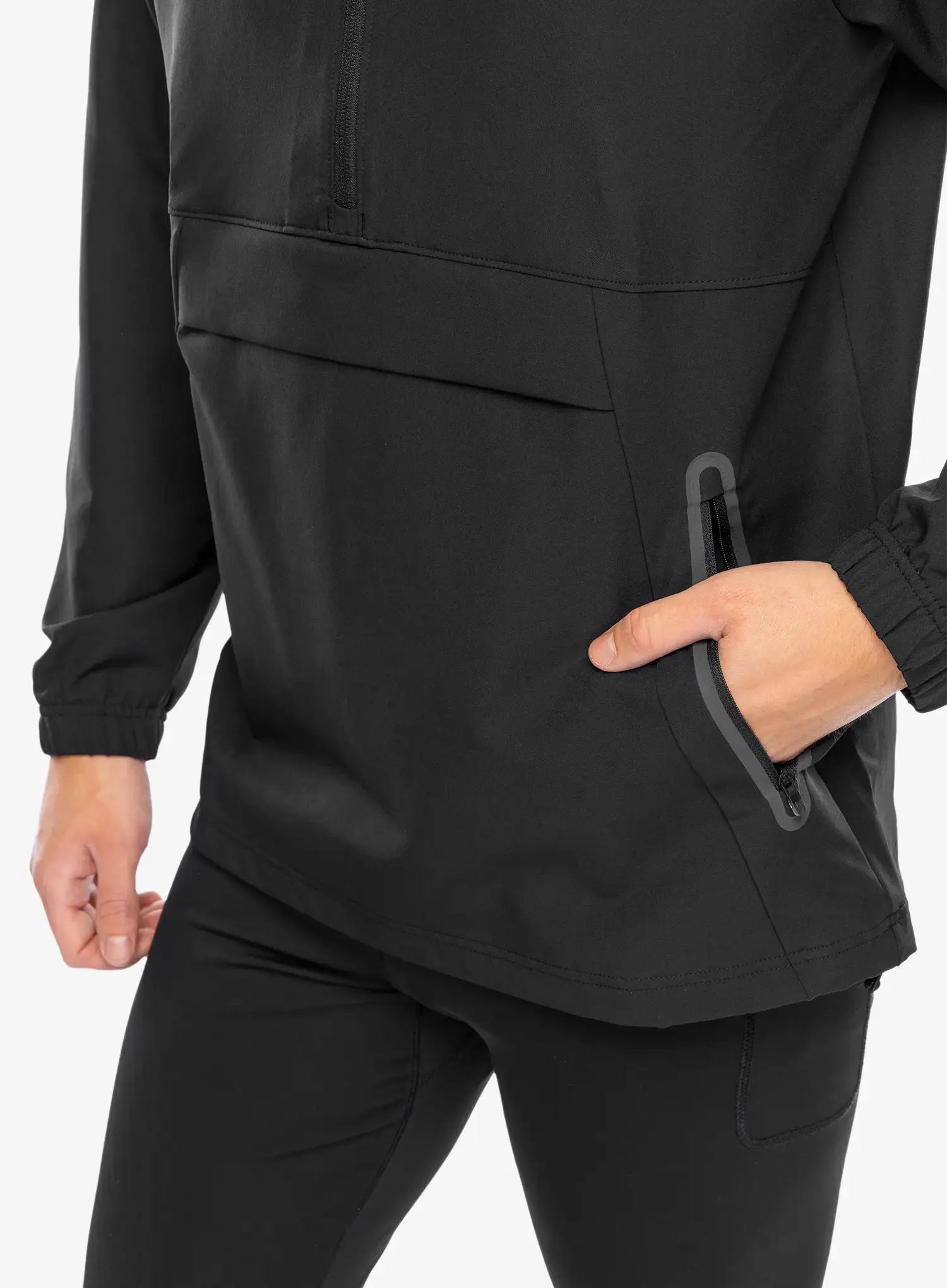 Jakna Under Armour Unstoppable Left Chest Anorak - black/black