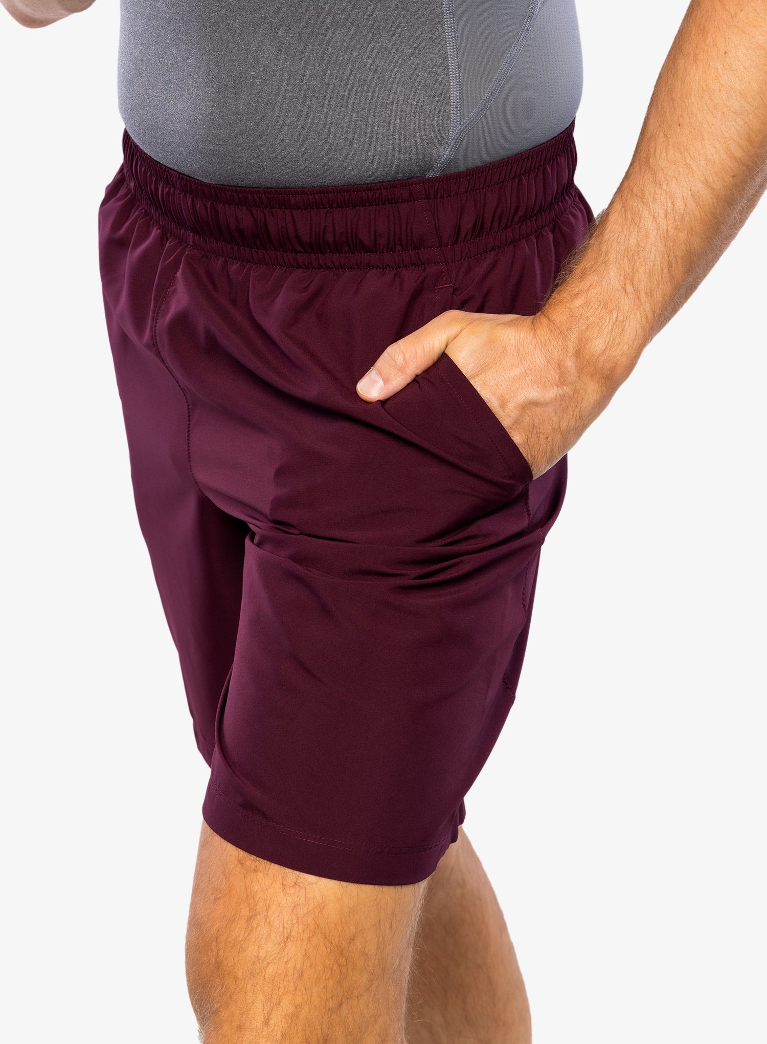 Muške kratke hlače Under Armour Woven Graphic Shorts - dark maroon/beta