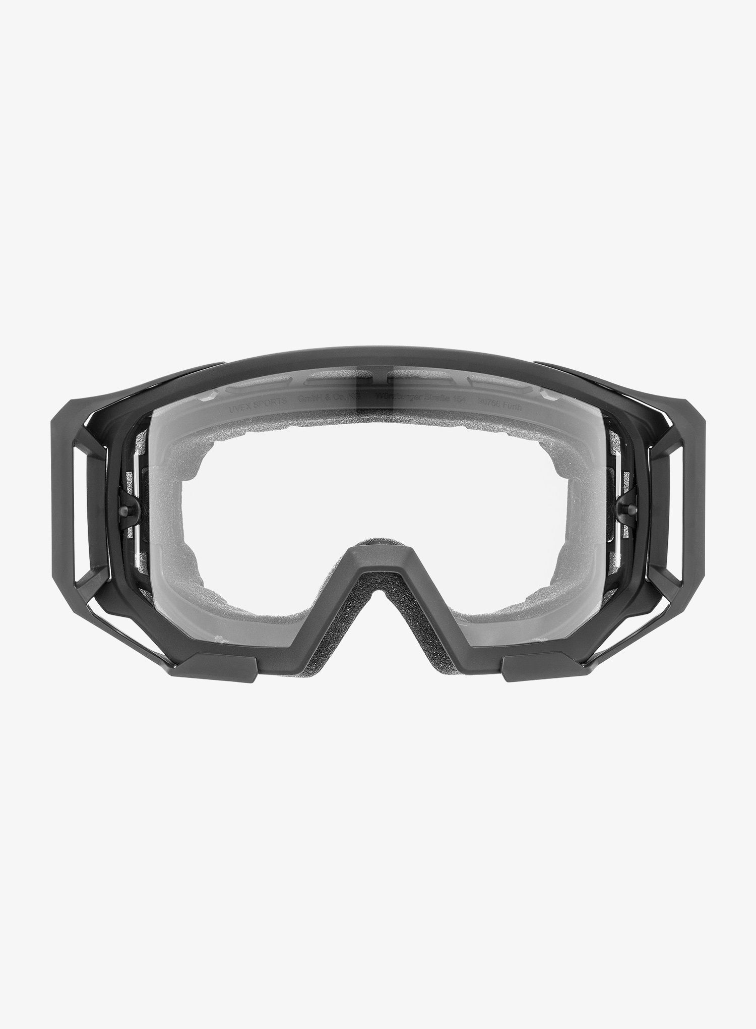 Biciklističke naočale Uvex Athletic - black matt/SL clear
