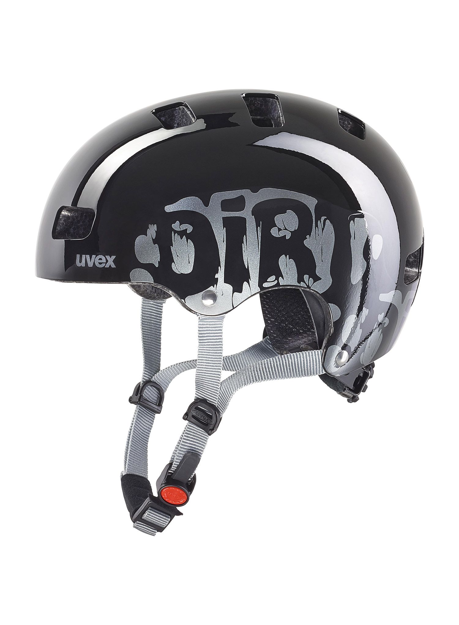 Dječja biciklistička kaciga Uvex Kid 3 - black