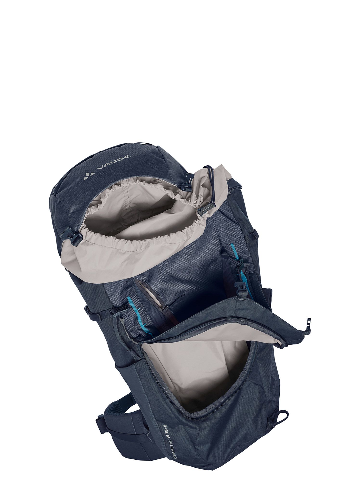 Ženski trekking ruksak Vaude Asymmetric 38+8 - eclipse