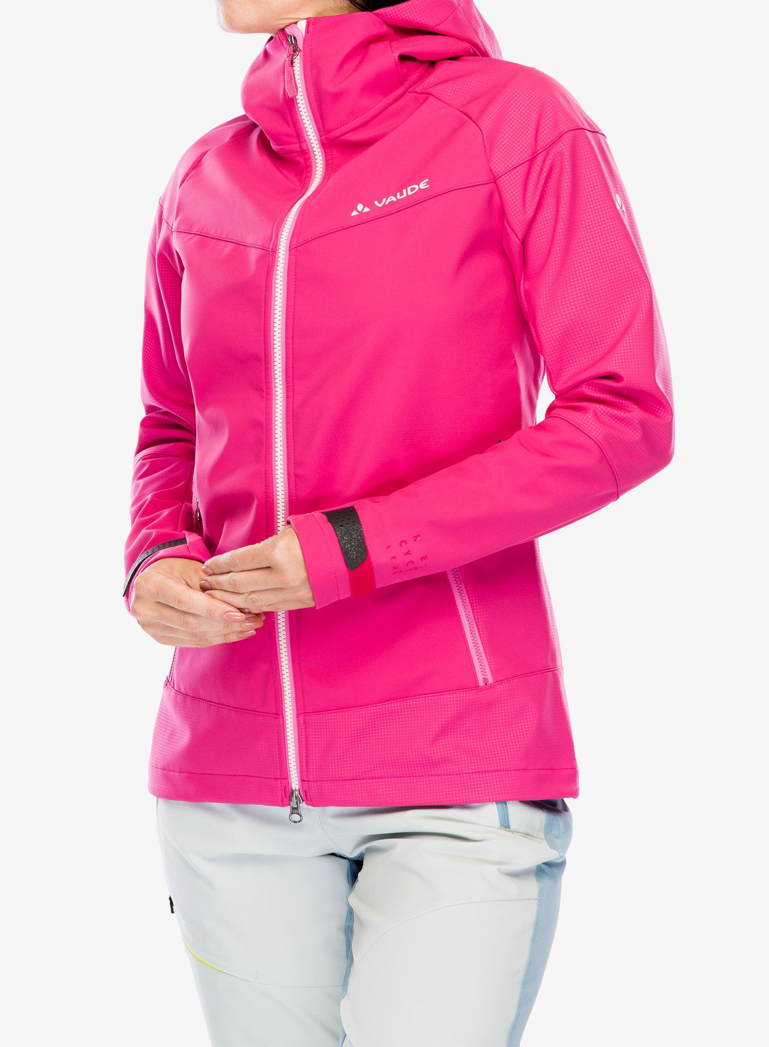 Ženska jakna Vaude All Year Elope Softshell Jacket - lychee