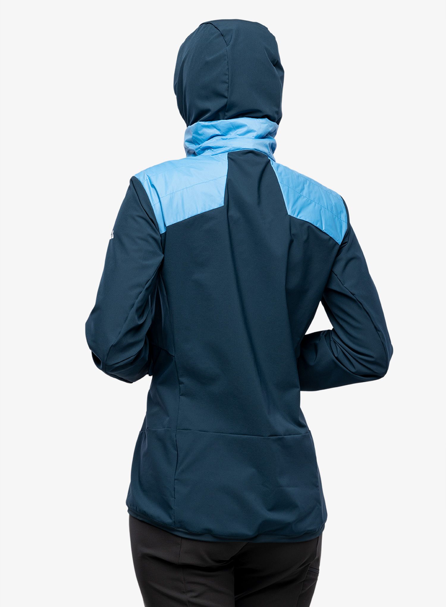 Ženska hibridna jakna Vaude Brenva Jacket - blue jay