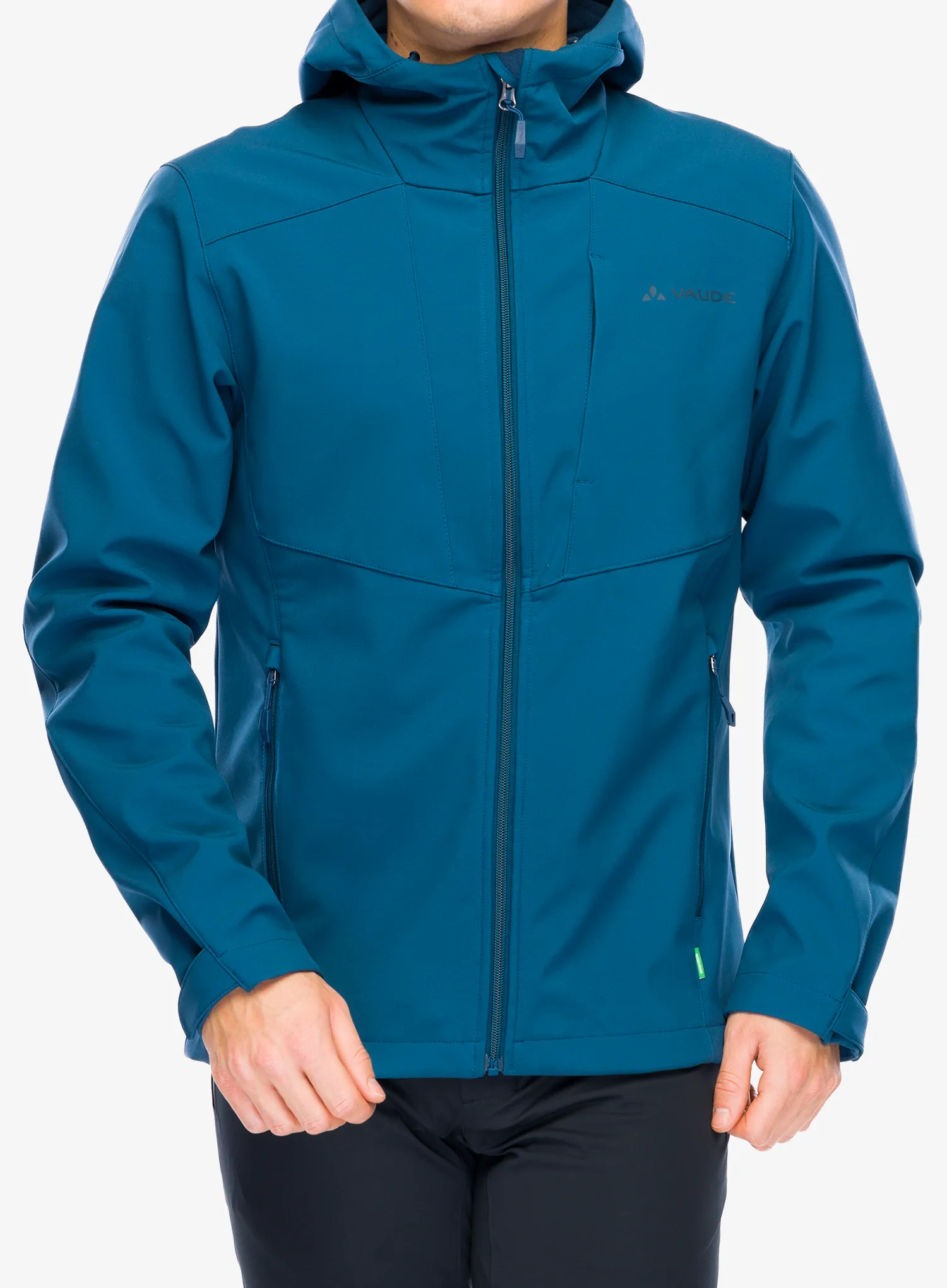 Softshell jakna Vaude Cyclone Hooded Jacket - baltic sea