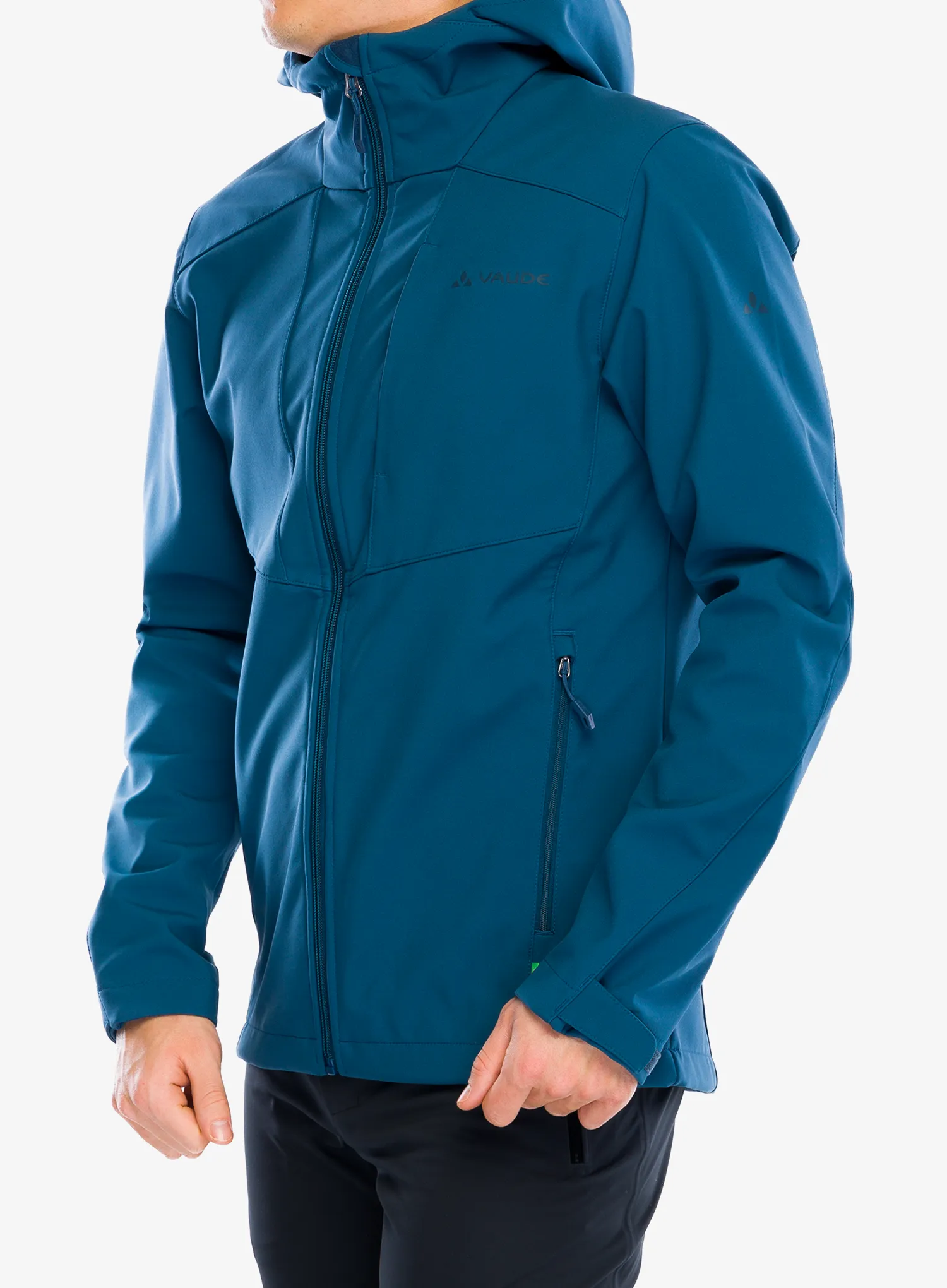 Softshell jakna Vaude Cyclone Hooded Jacket - baltic sea