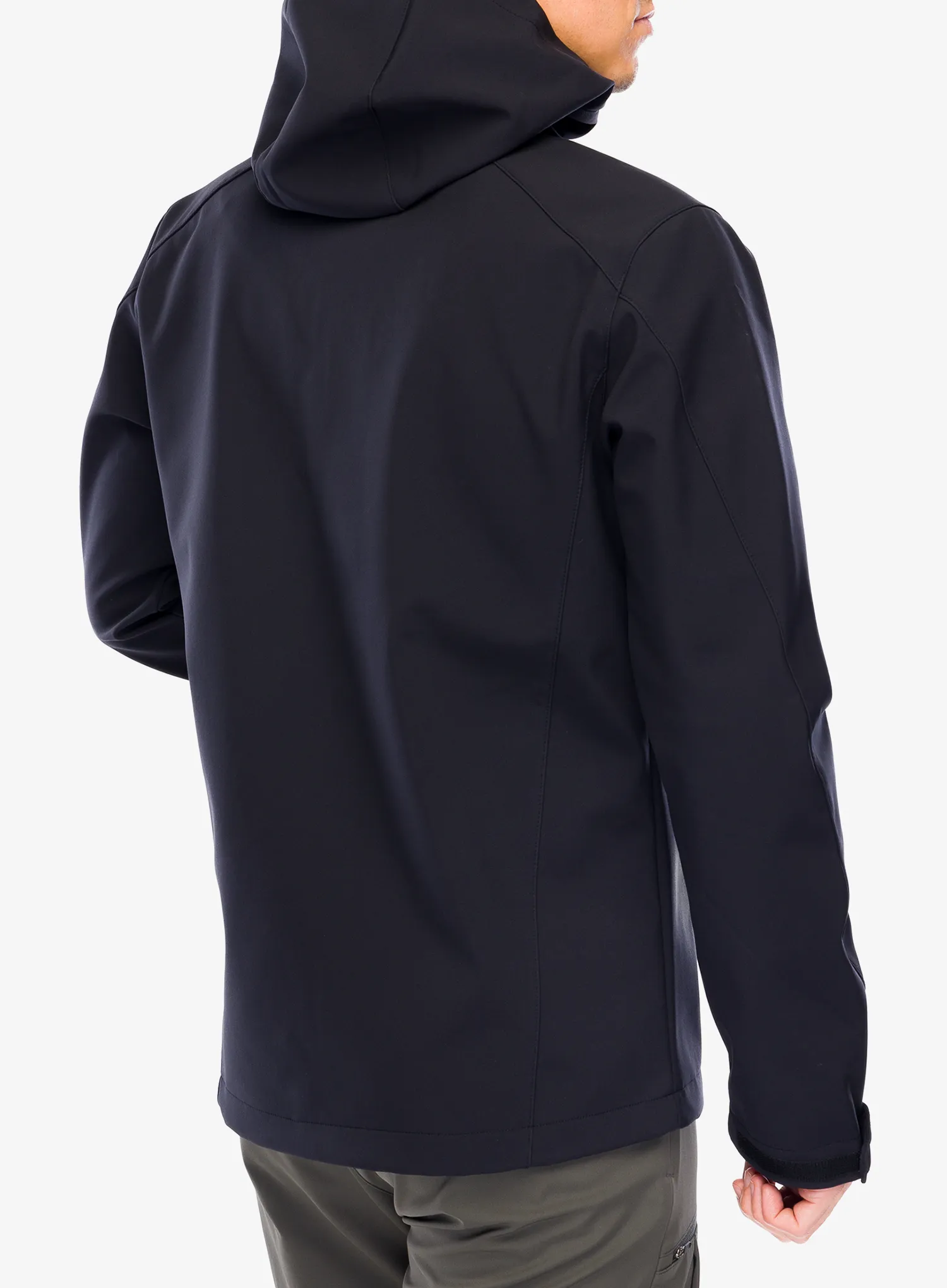 Softshell jakna Vaude Cyclone Hooded Jacket - black