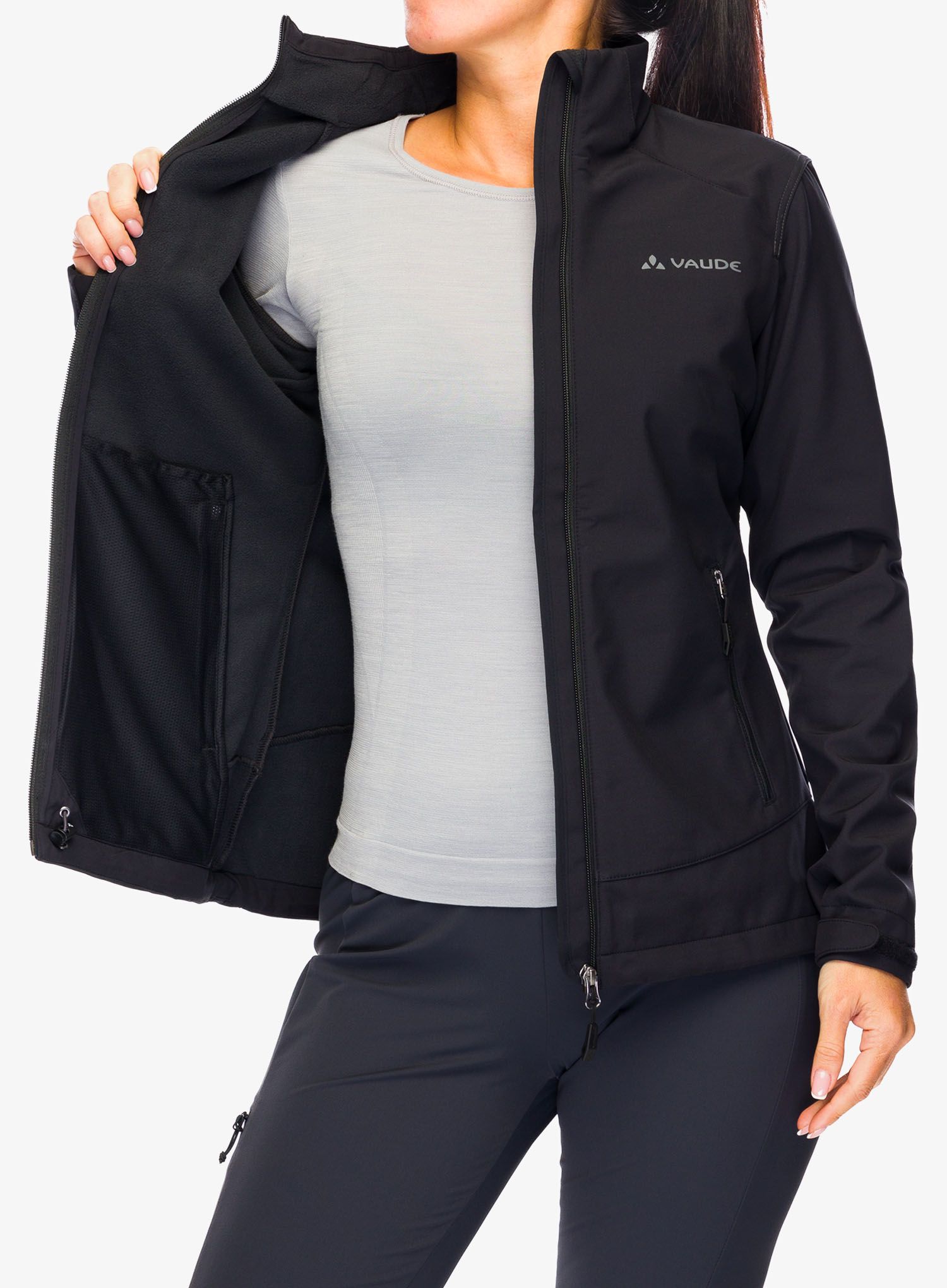 Ženski softshell Vaude Cyclone Jacket VI - black
