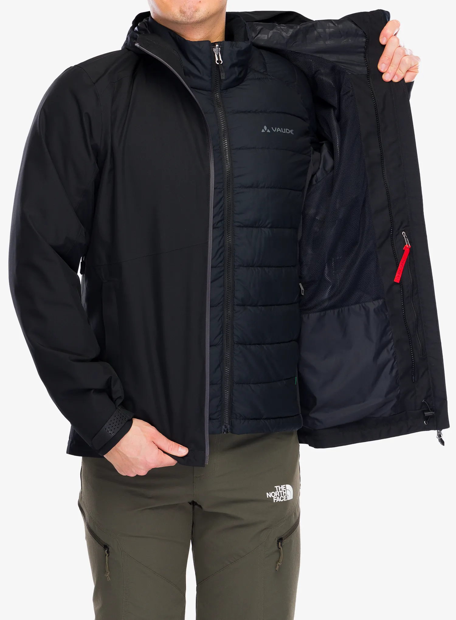 Jakna Vaude Elope 3in1 Jacket II - black
