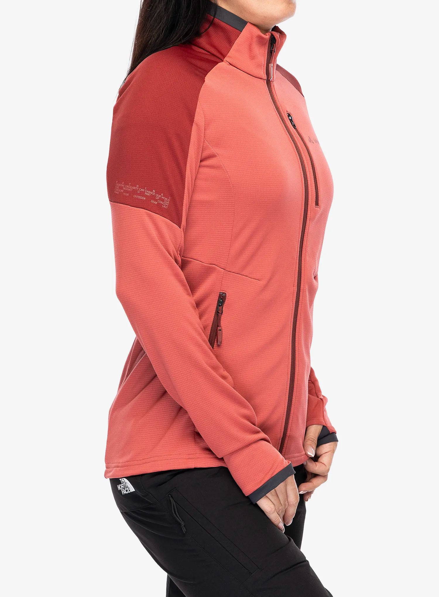 Ženska dukserica od flisa Vaude Elope Fleece Jacket II - brick