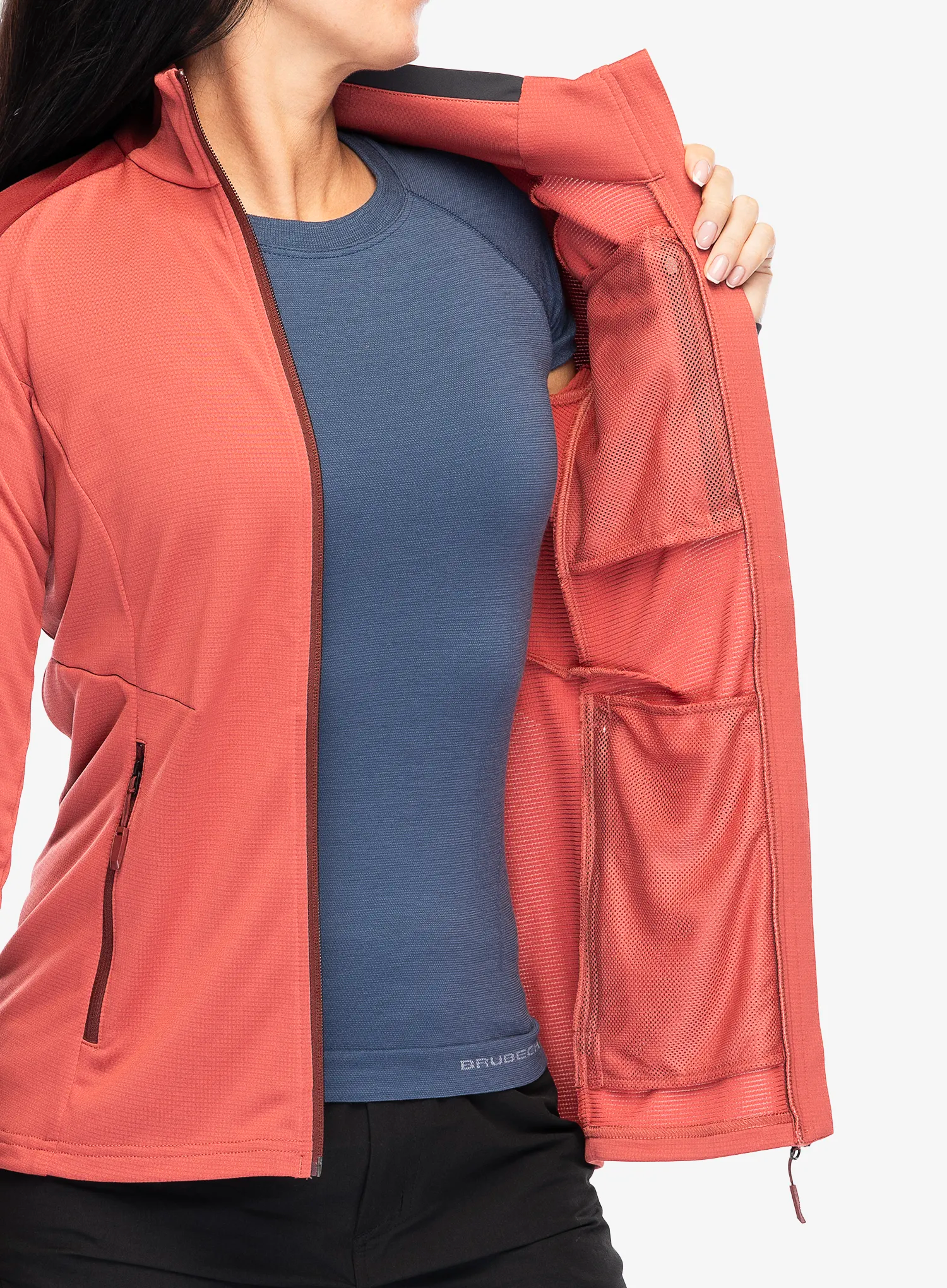 Ženska dukserica od flisa Vaude Elope Fleece Jacket II - brick