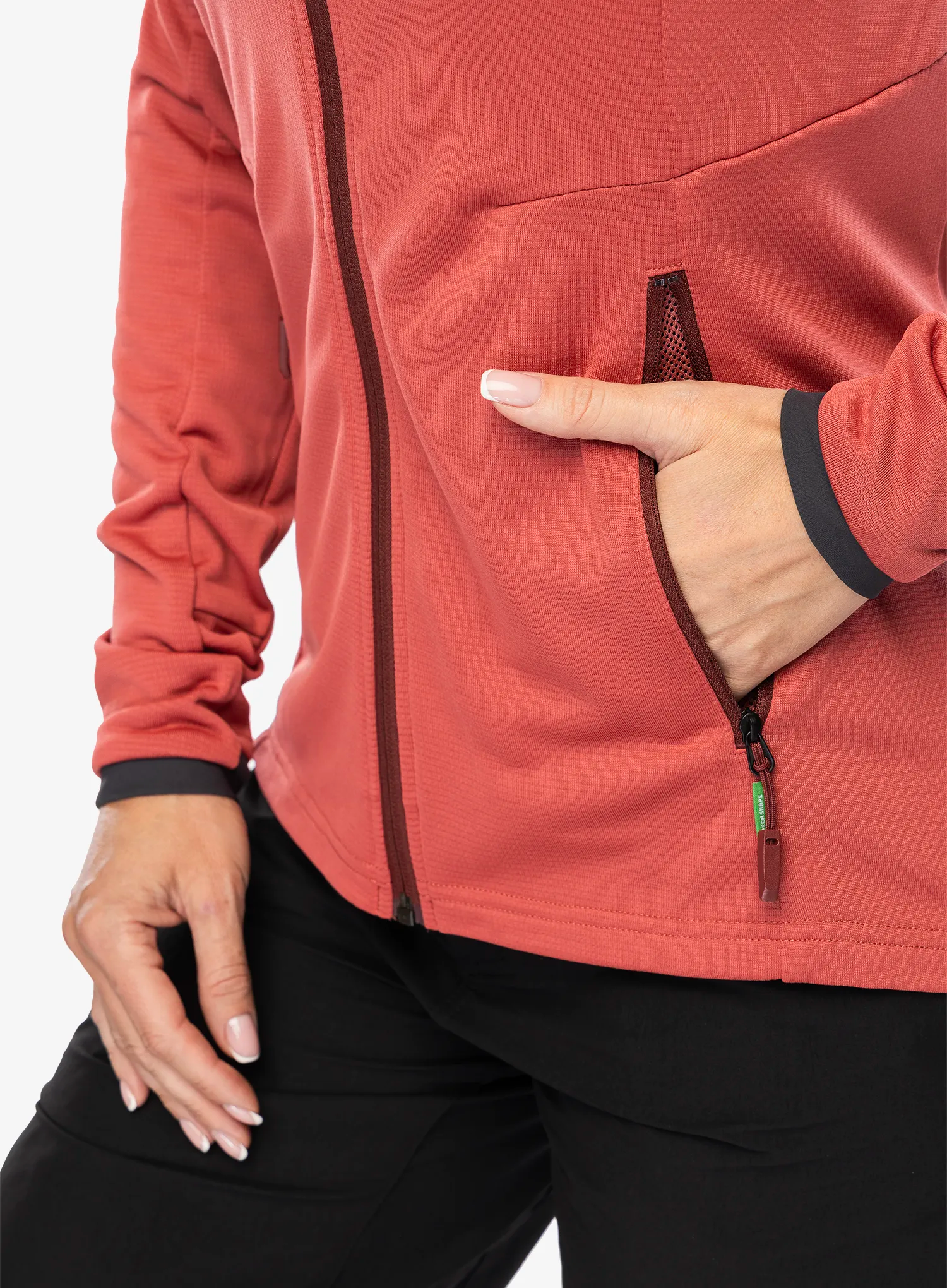 Ženska dukserica od flisa Vaude Elope Fleece Jacket II - brick