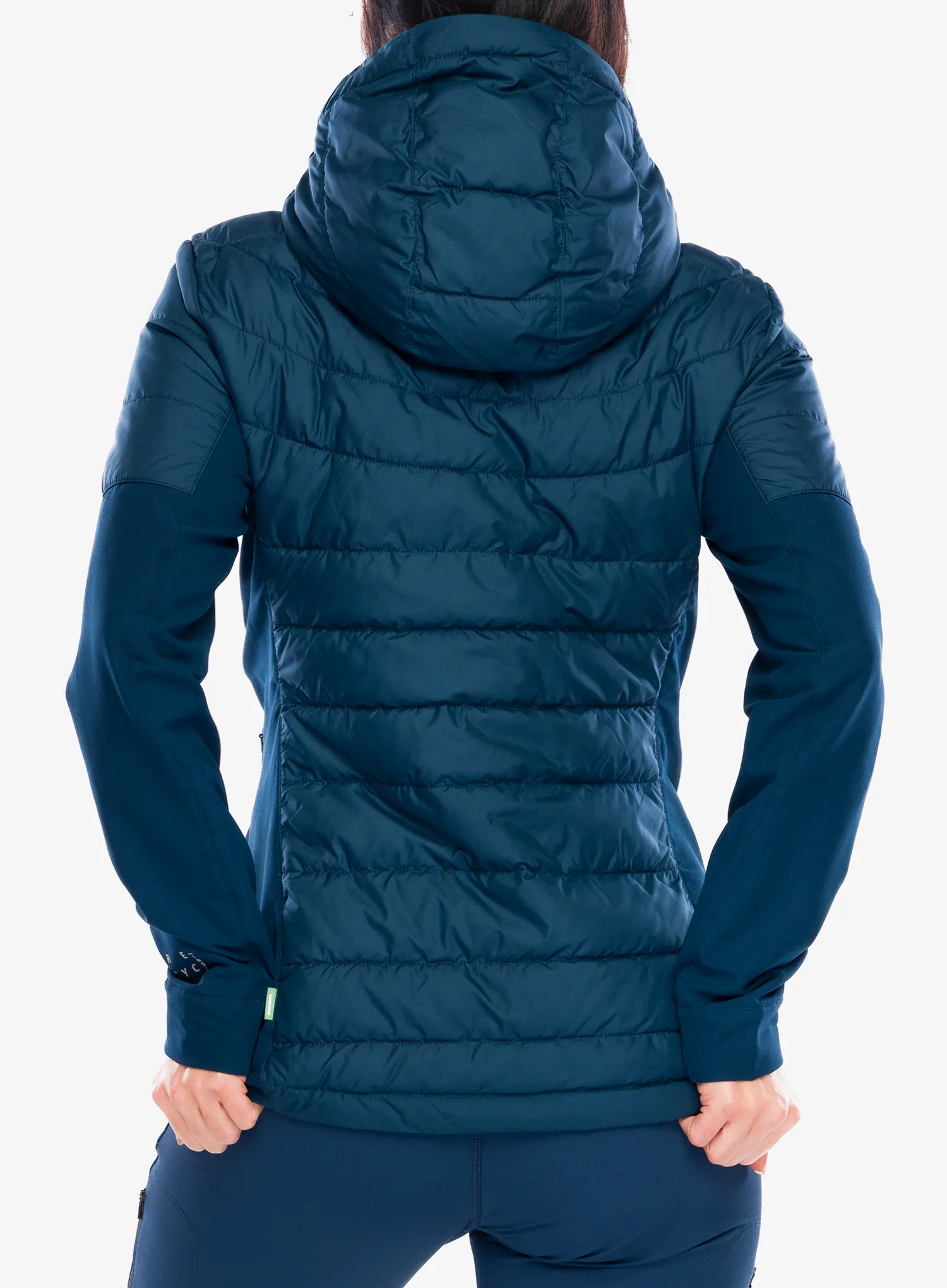 Ženska hibridna jakna Vaude Elope Hybrid Jacket - dark sea