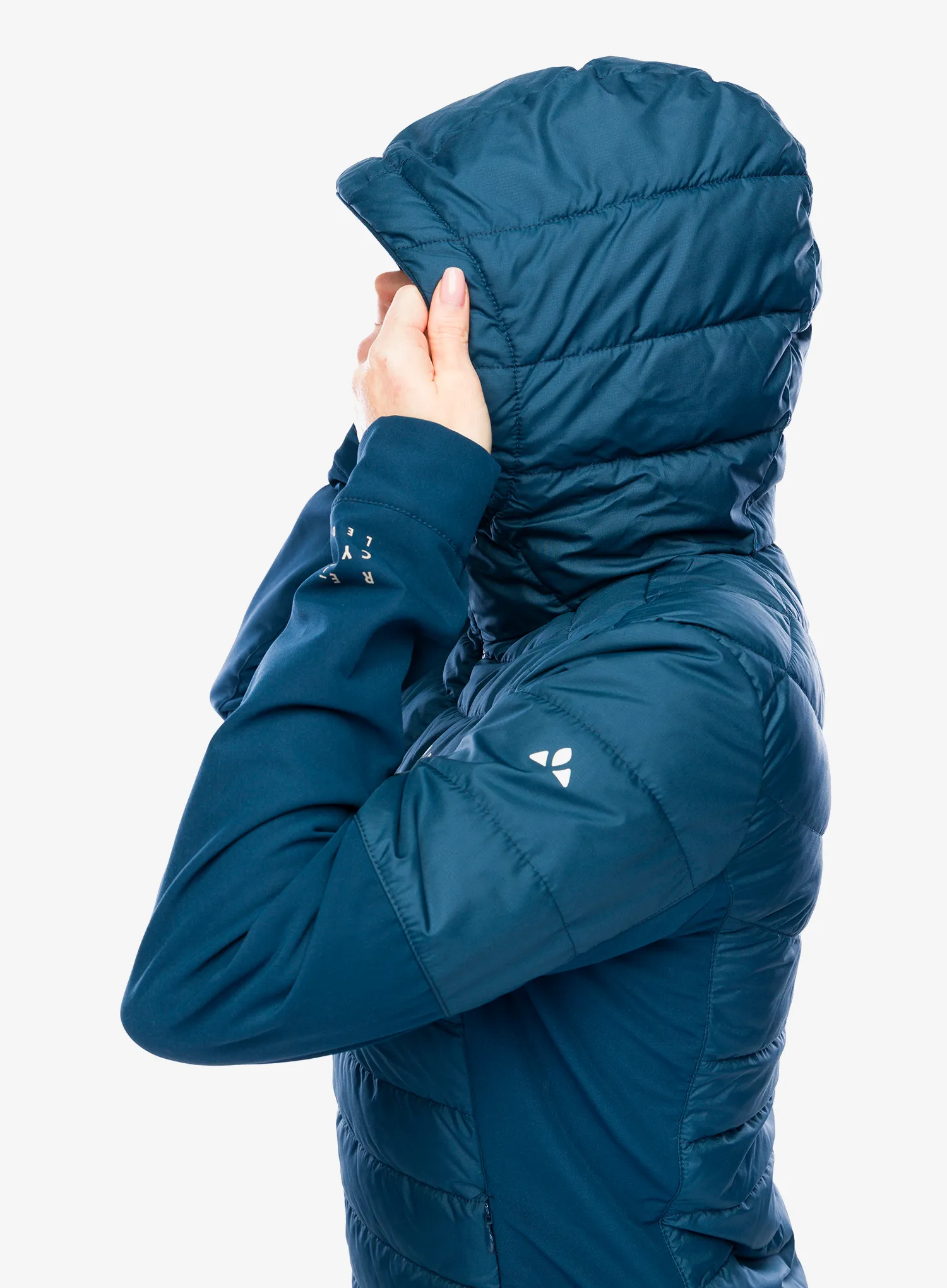 Ženska hibridna jakna Vaude Elope Hybrid Jacket - dark sea