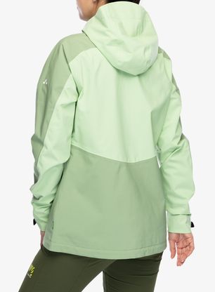 Ženska kišna jakna Vaude Elope Jacket II - aloe vera
