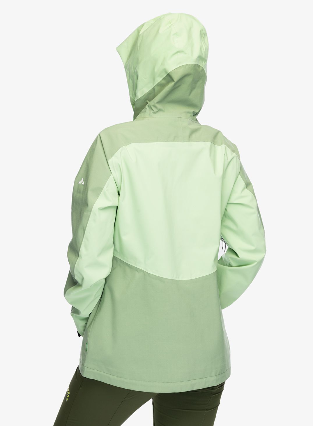 Ženska kišna jakna Vaude Elope Jacket II - aloe vera