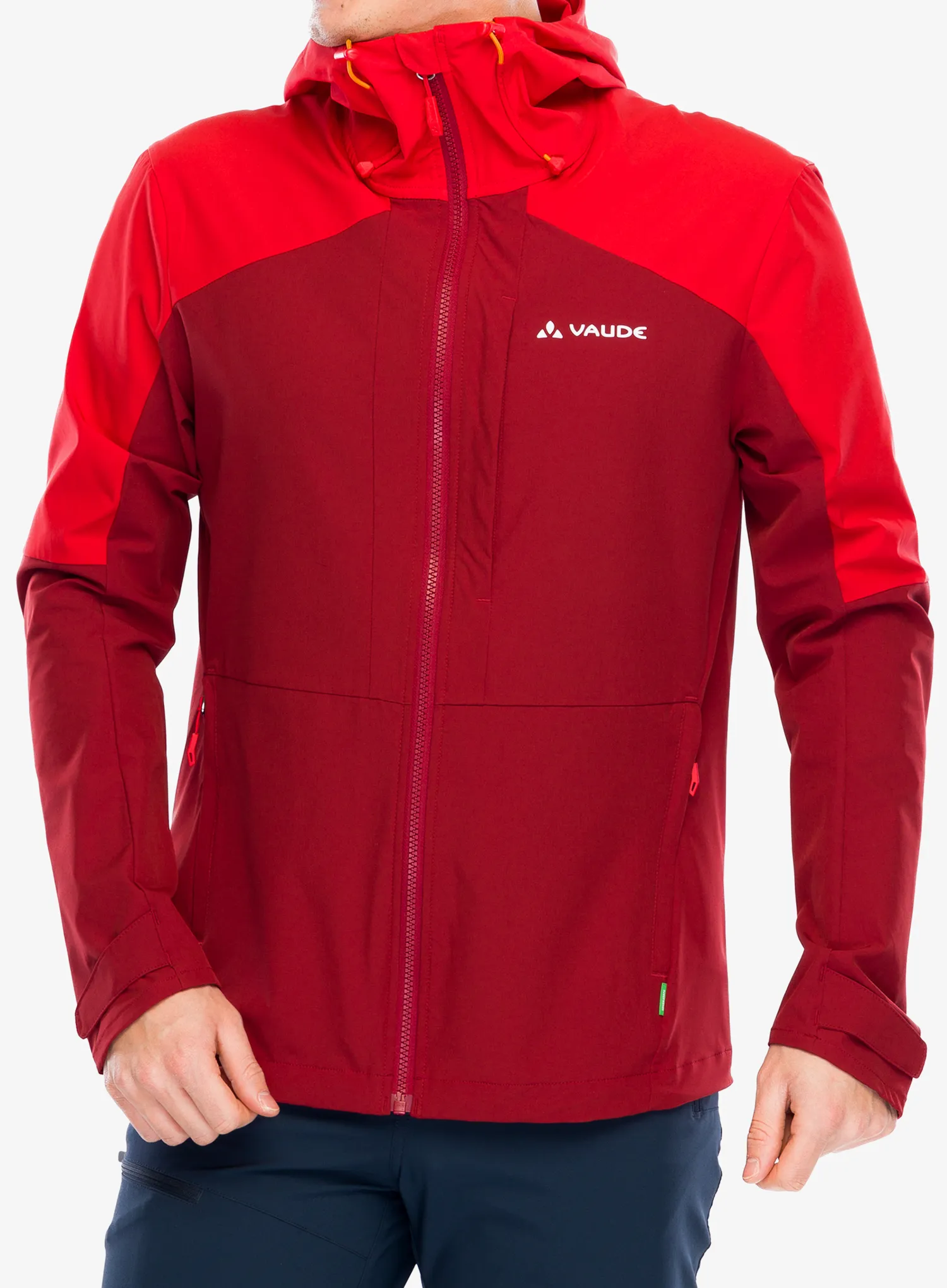 Softshell jakna Vaude Elope Wind Jacket - carmine