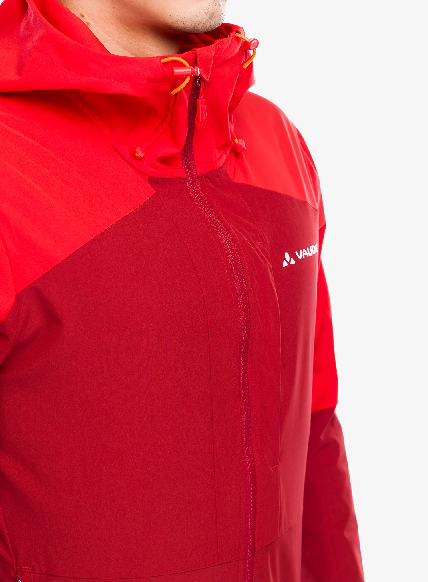 Softshell jakna Vaude Elope Wind Jacket - carmine