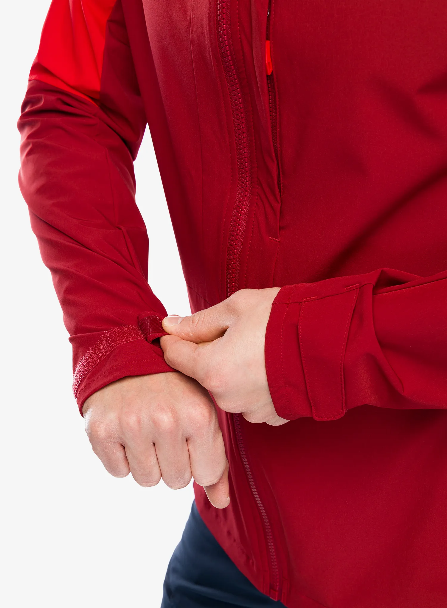 Softshell jakna Vaude Elope Wind Jacket - carmine