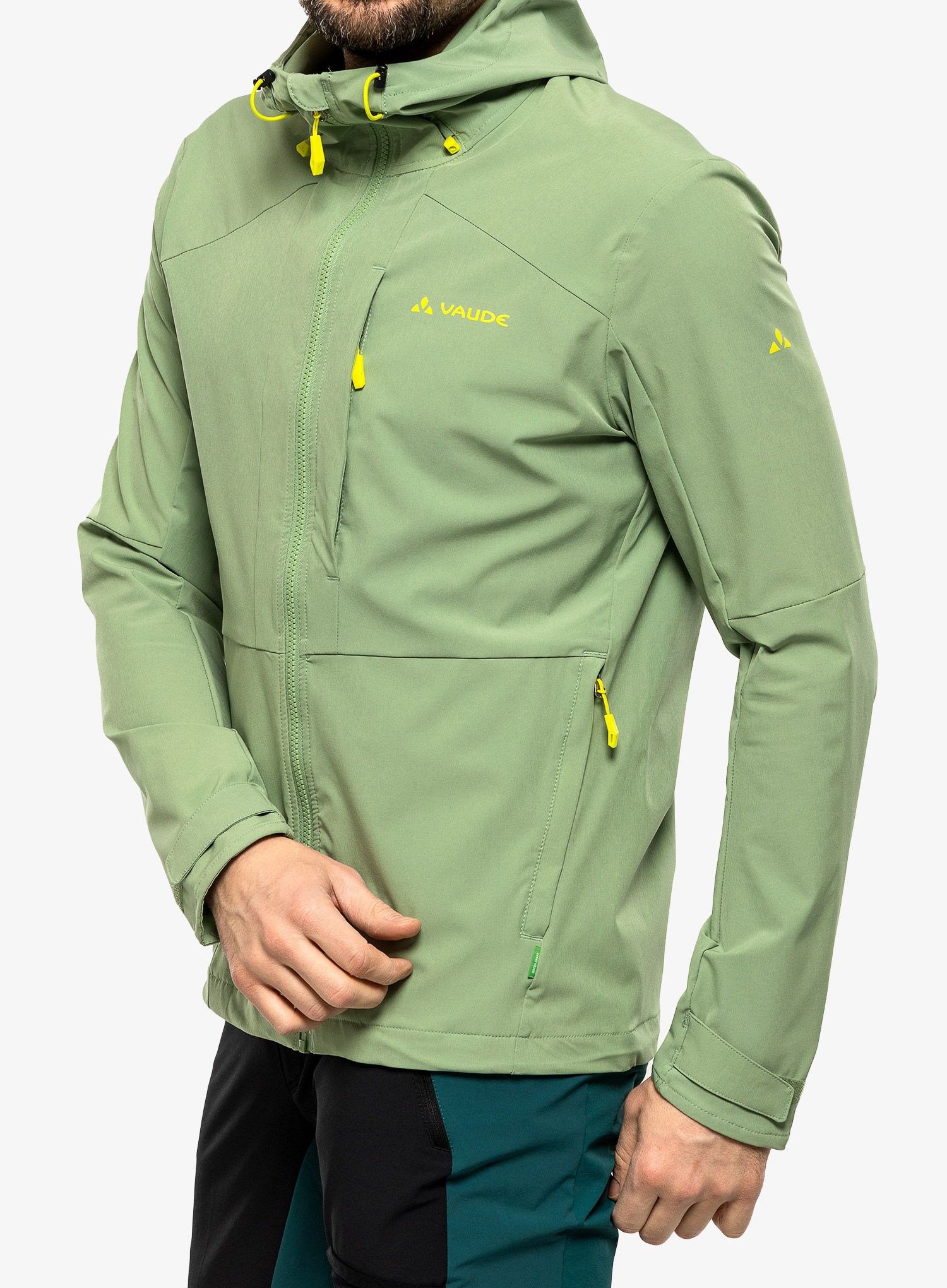 Softshell jakna Vaude Elope Wind Jacket - willow green