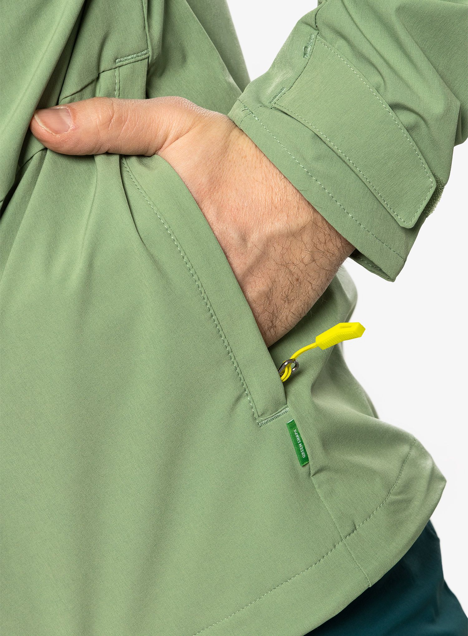 Softshell jakna Vaude Elope Wind Jacket - willow green