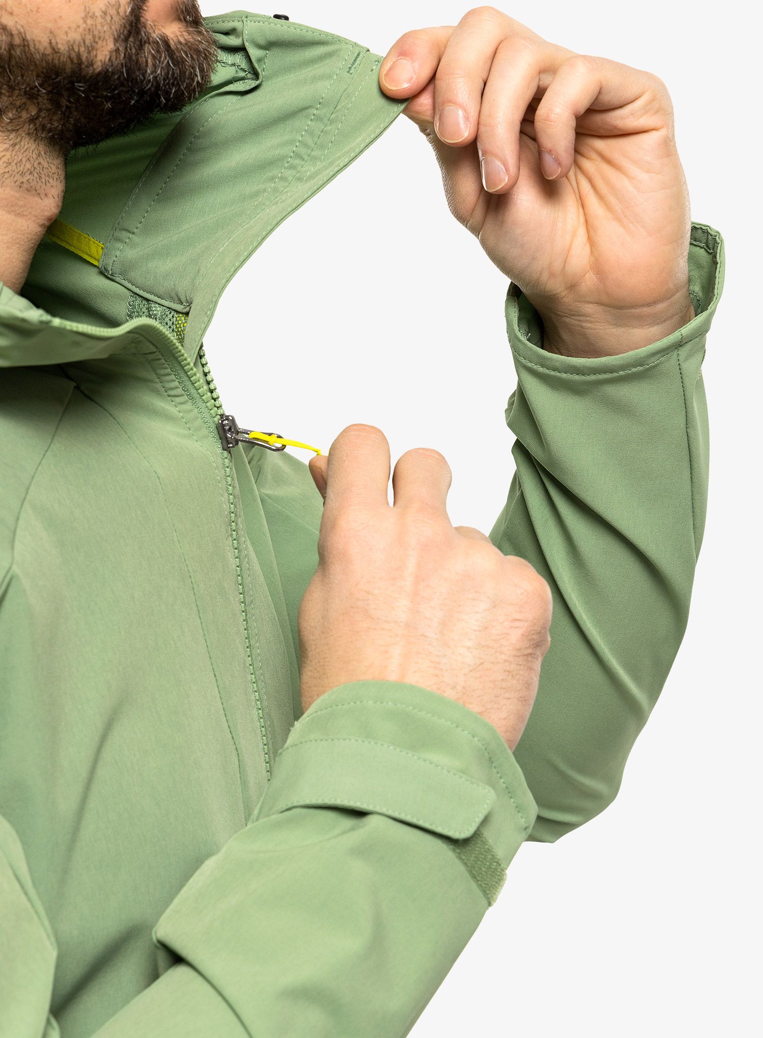 Softshell jakna Vaude Elope Wind Jacket - willow green