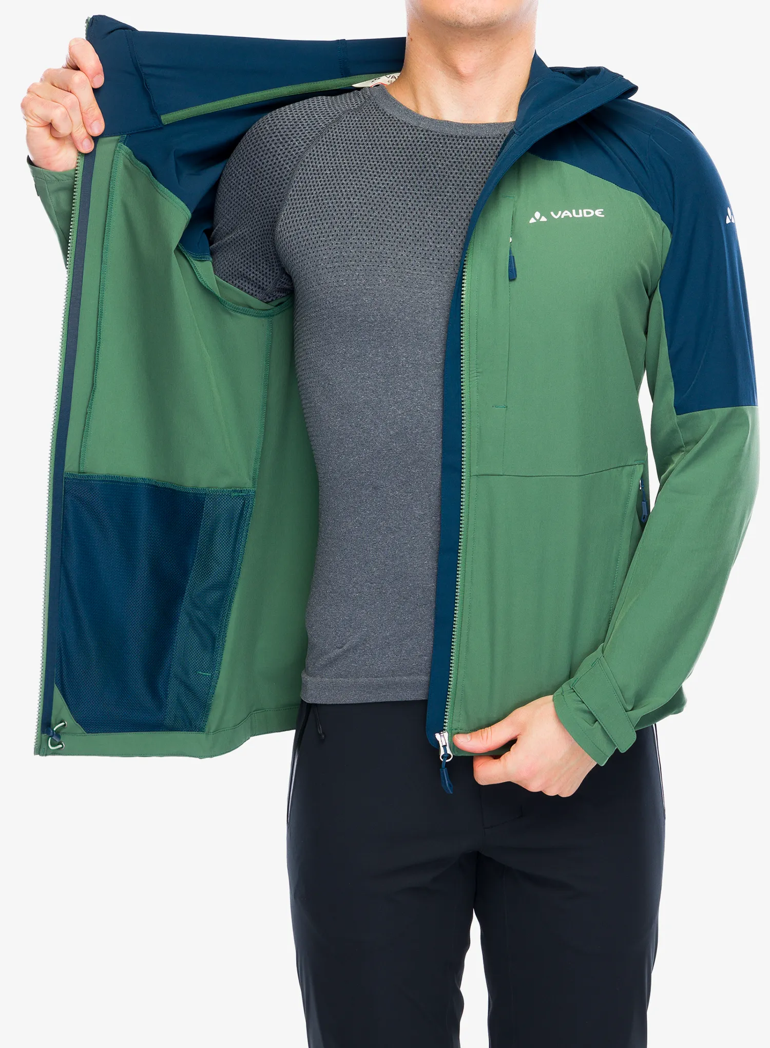 Softshell jakna Vaude Elope Wind Jacket - woodland