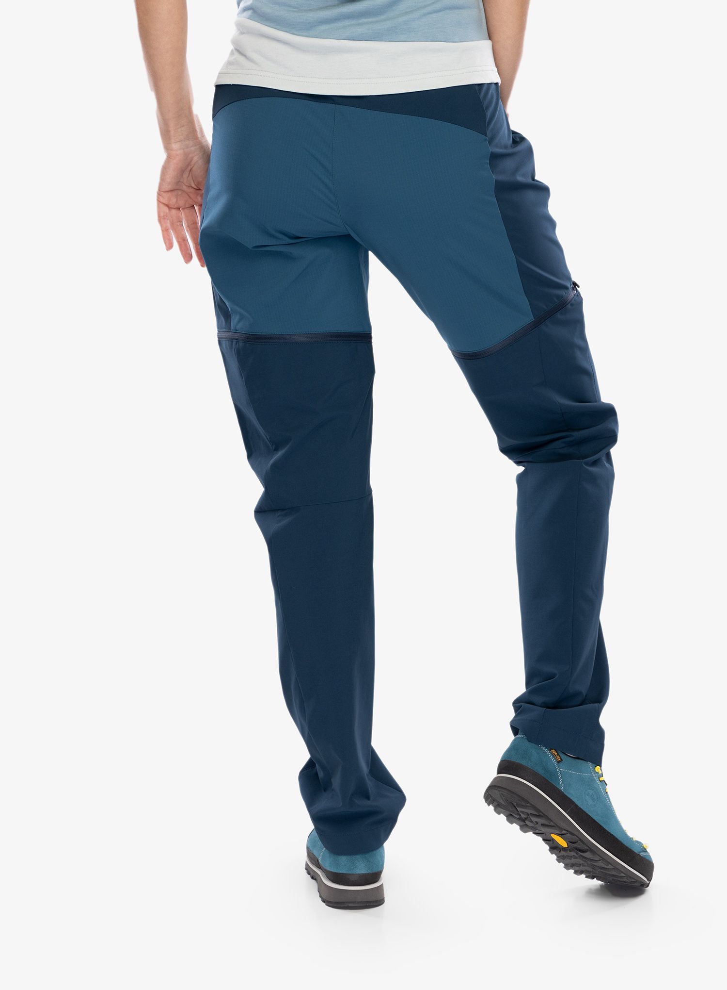 Ženske planinarske hlače Vaude Elope ZO Pants - dark sea