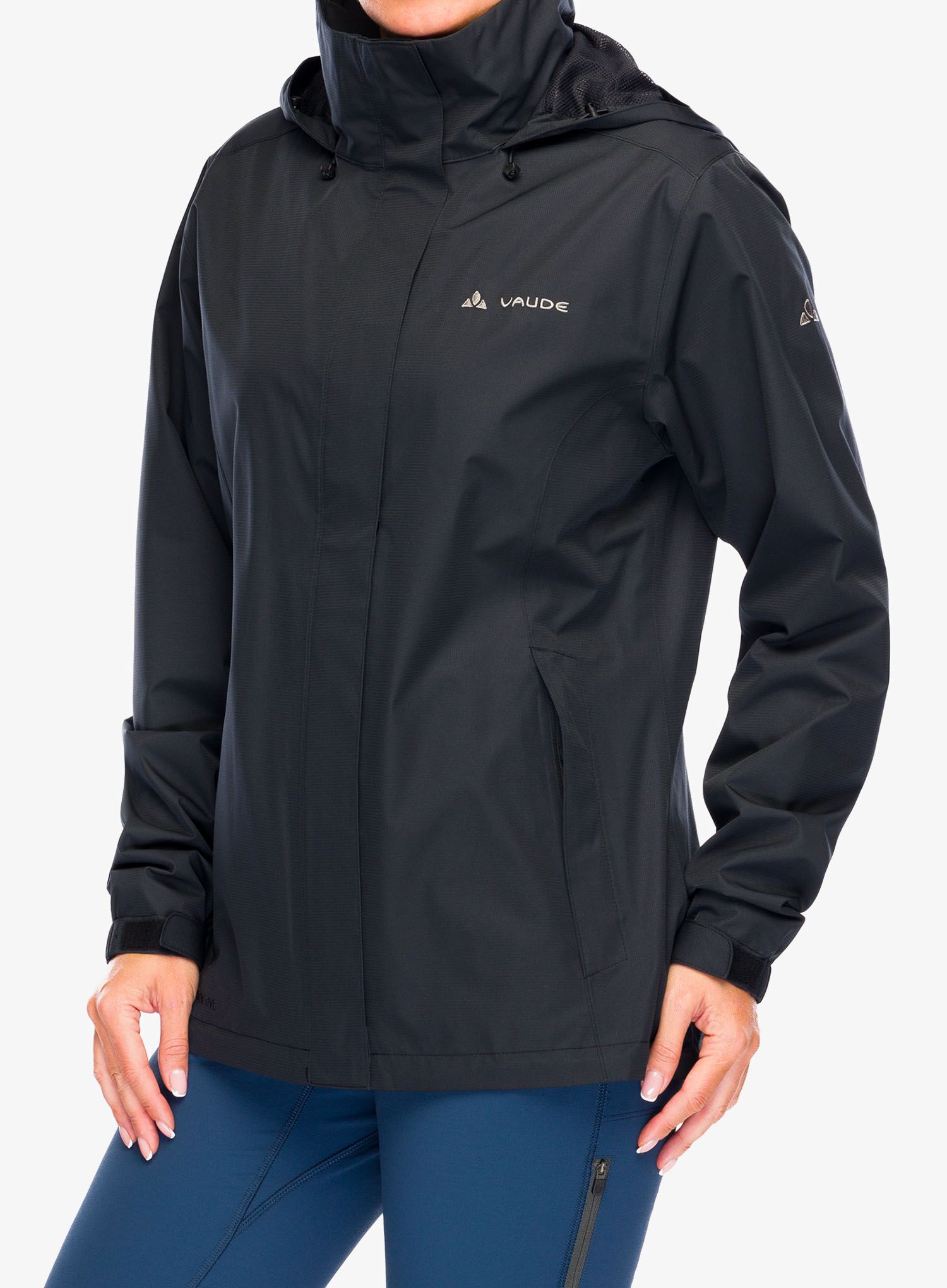 Ženska kišna jakna Vaude Escape Light Jacket - black