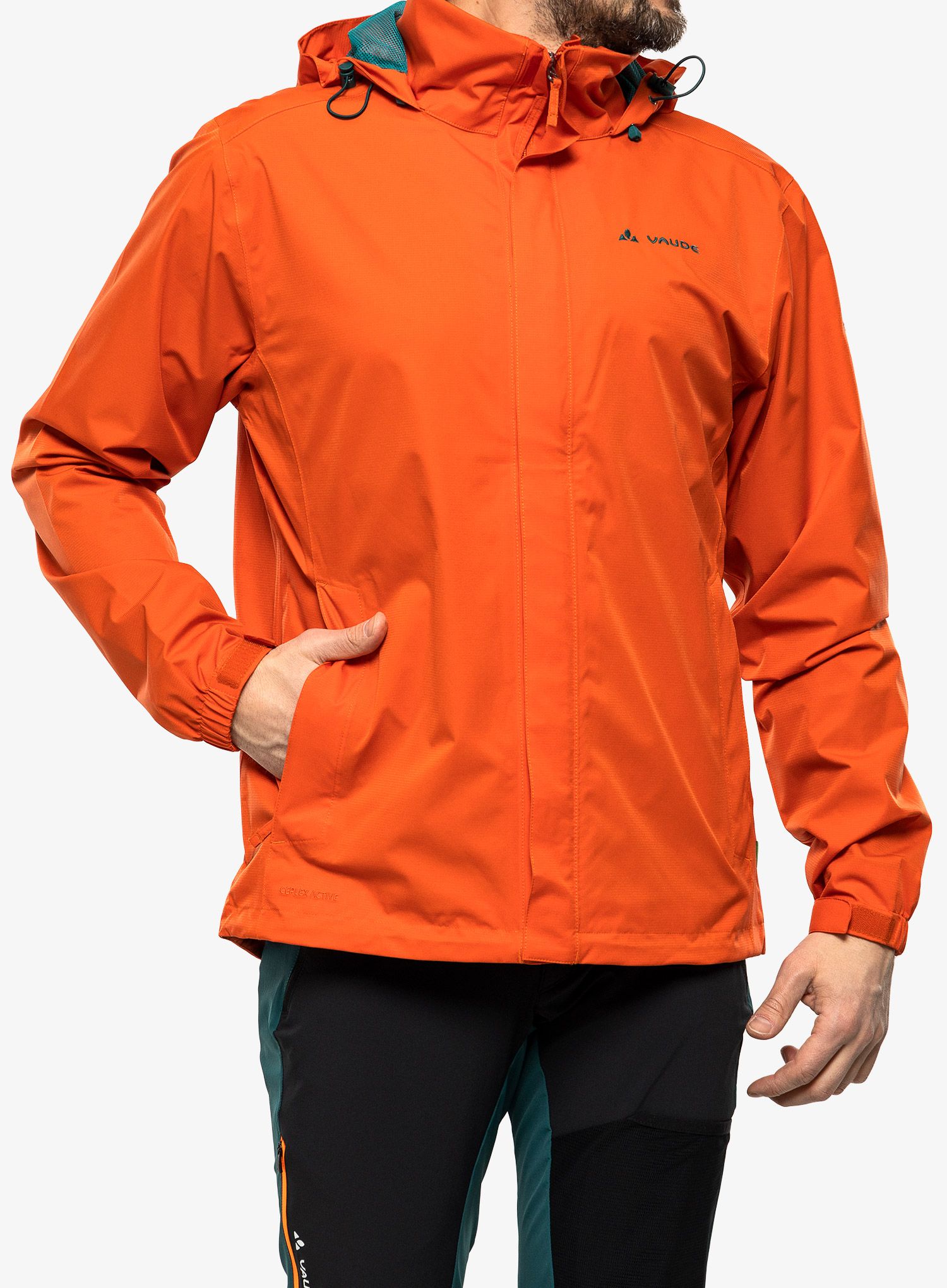 Kišna jakna Vaude Escape Light Jacket - burnt red