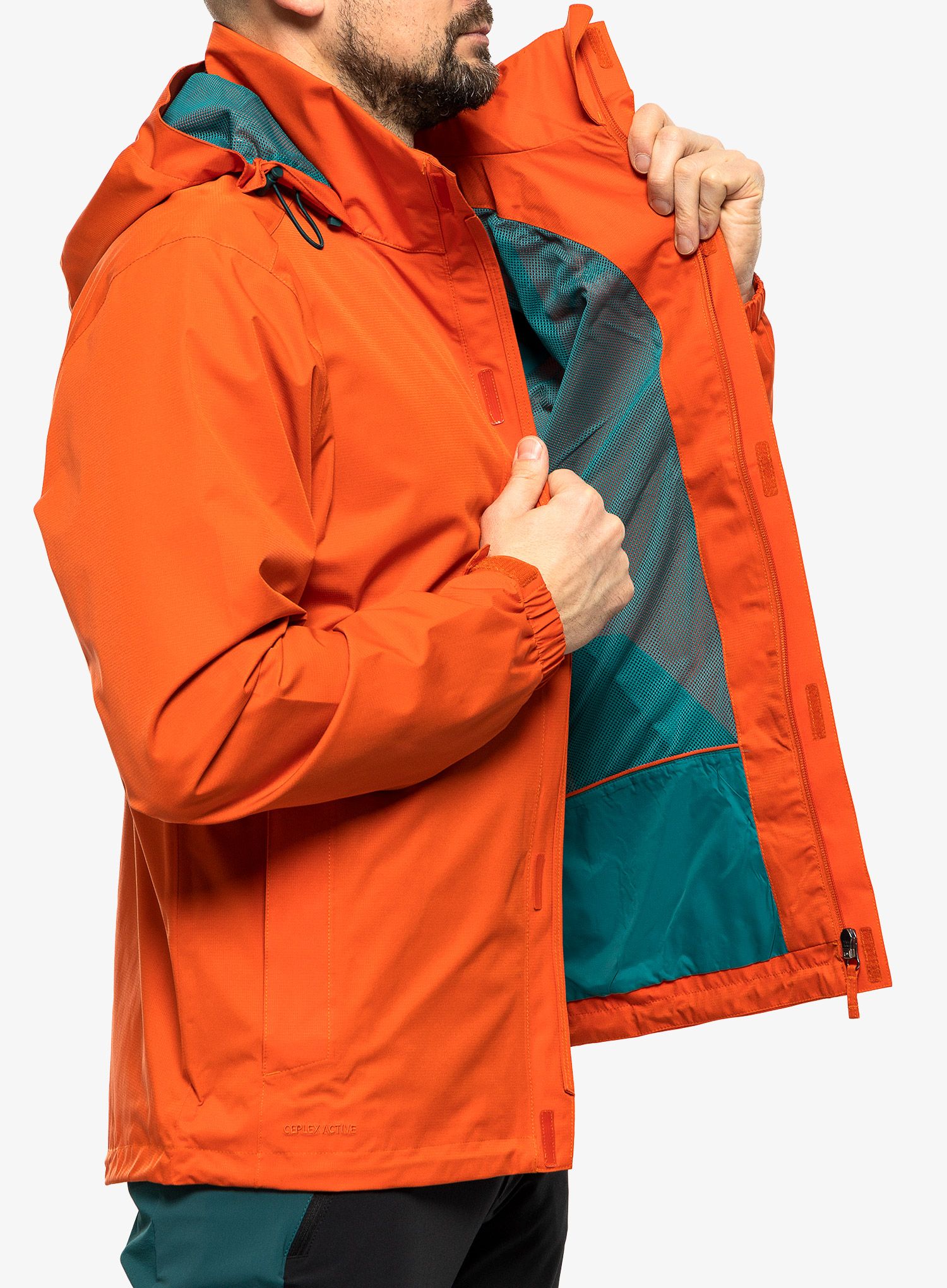 Kišna jakna Vaude Escape Light Jacket - burnt red