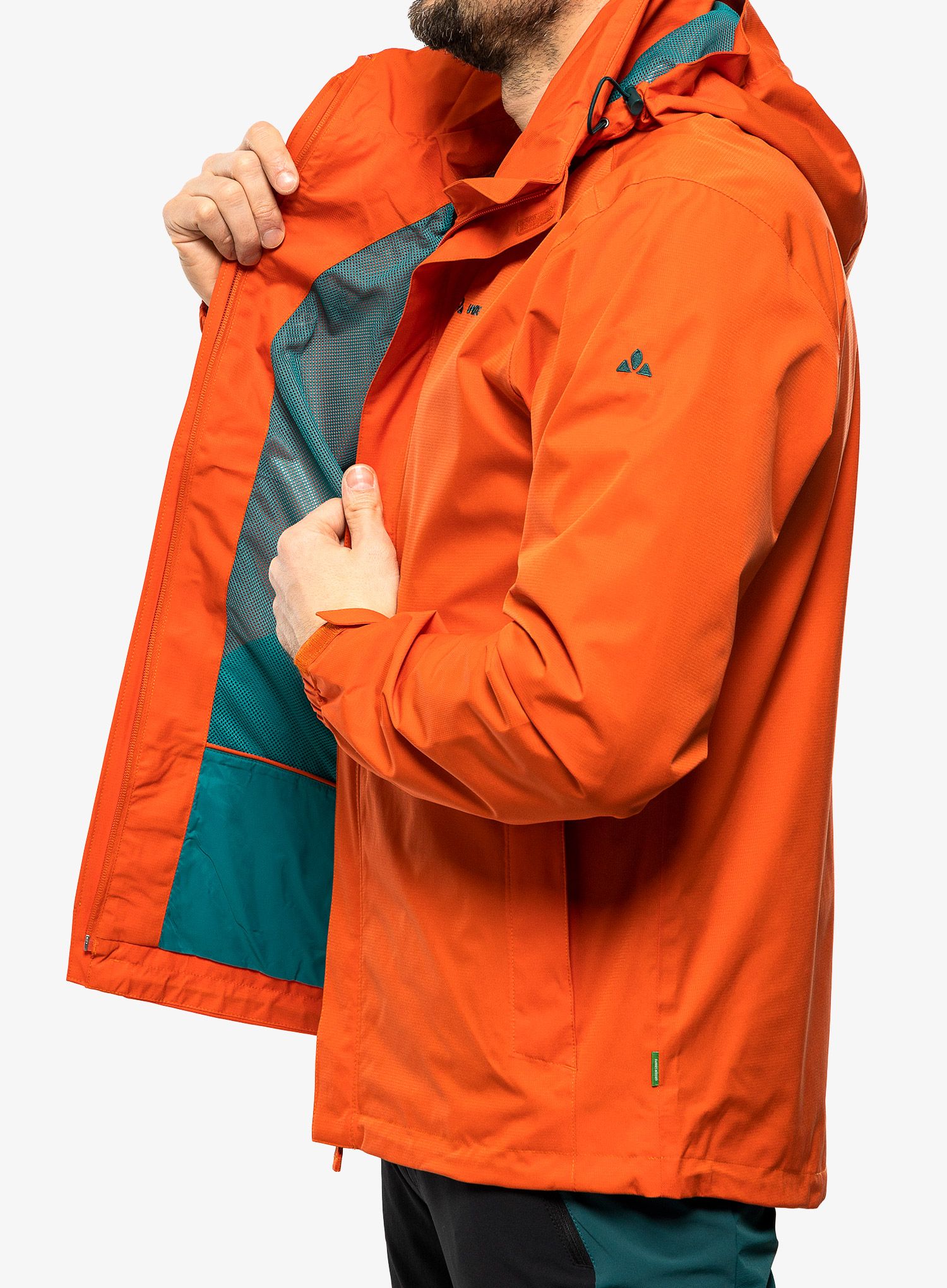 Kišna jakna Vaude Escape Light Jacket - burnt red