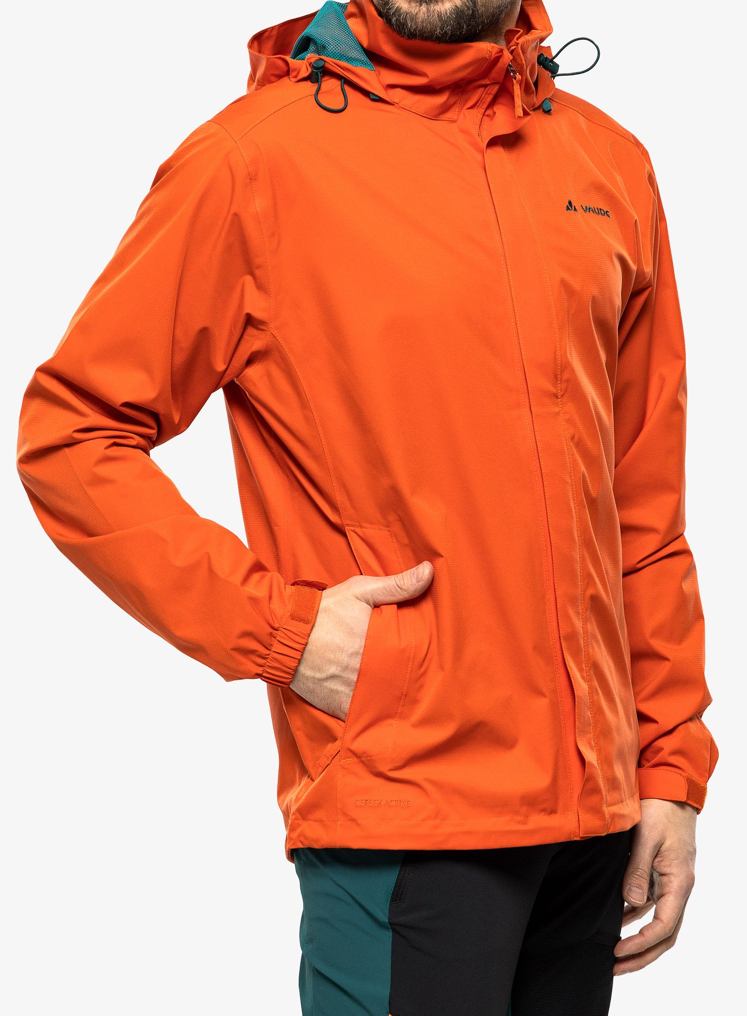 Kišna jakna Vaude Escape Light Jacket - burnt red