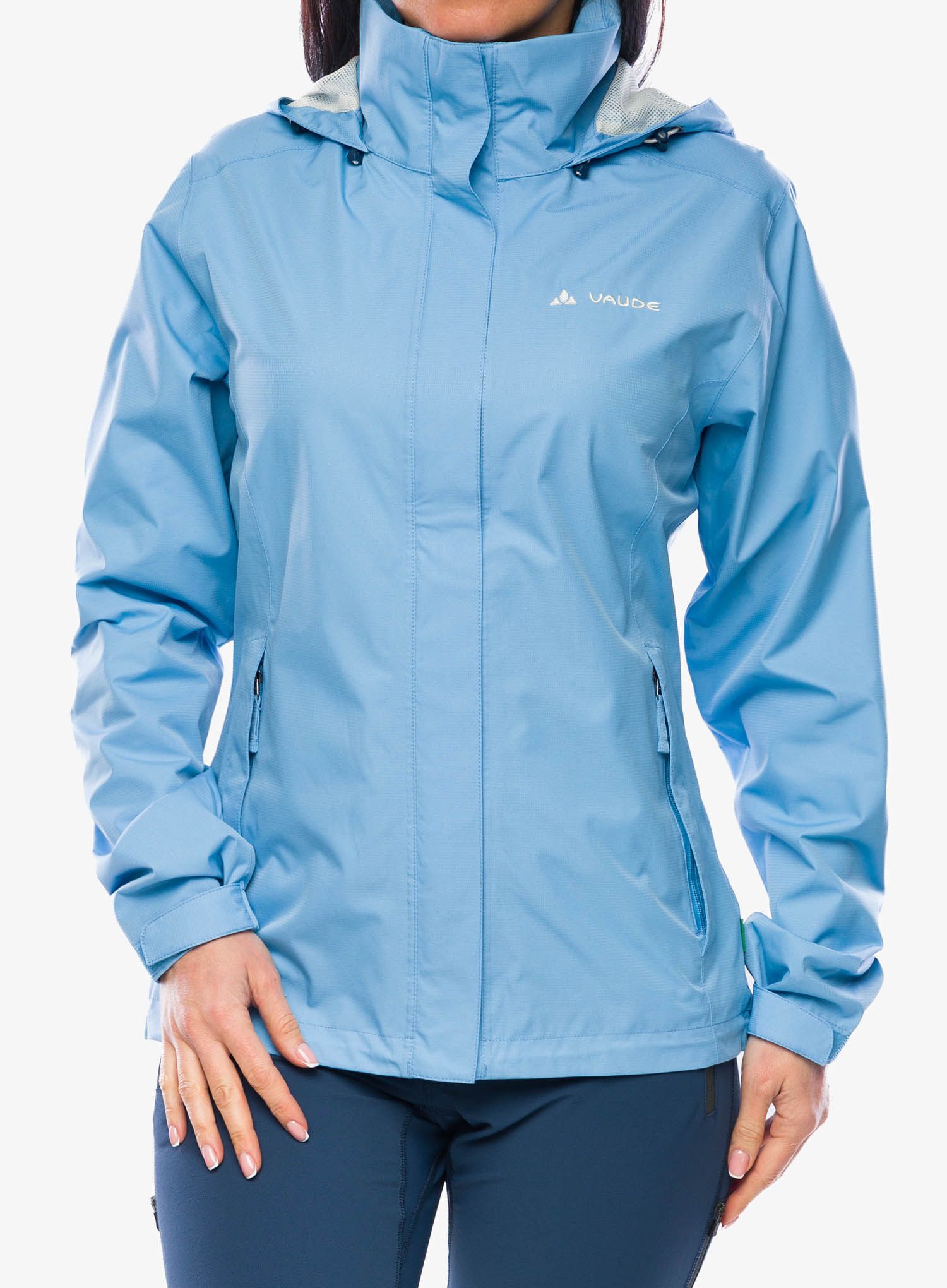 Ženska kišna jakna Vaude Escape Light Jacket - pastel blue