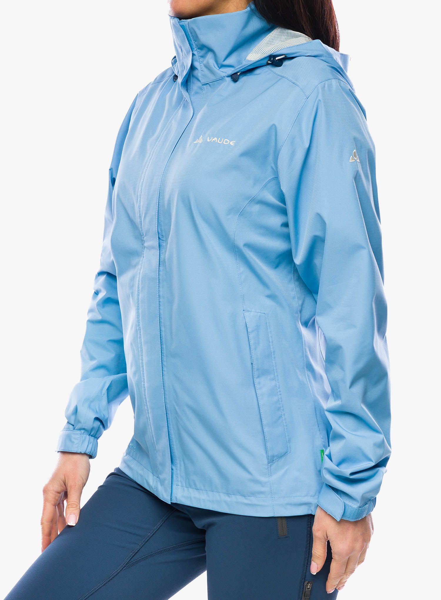 Ženska kišna jakna Vaude Escape Light Jacket - pastel blue