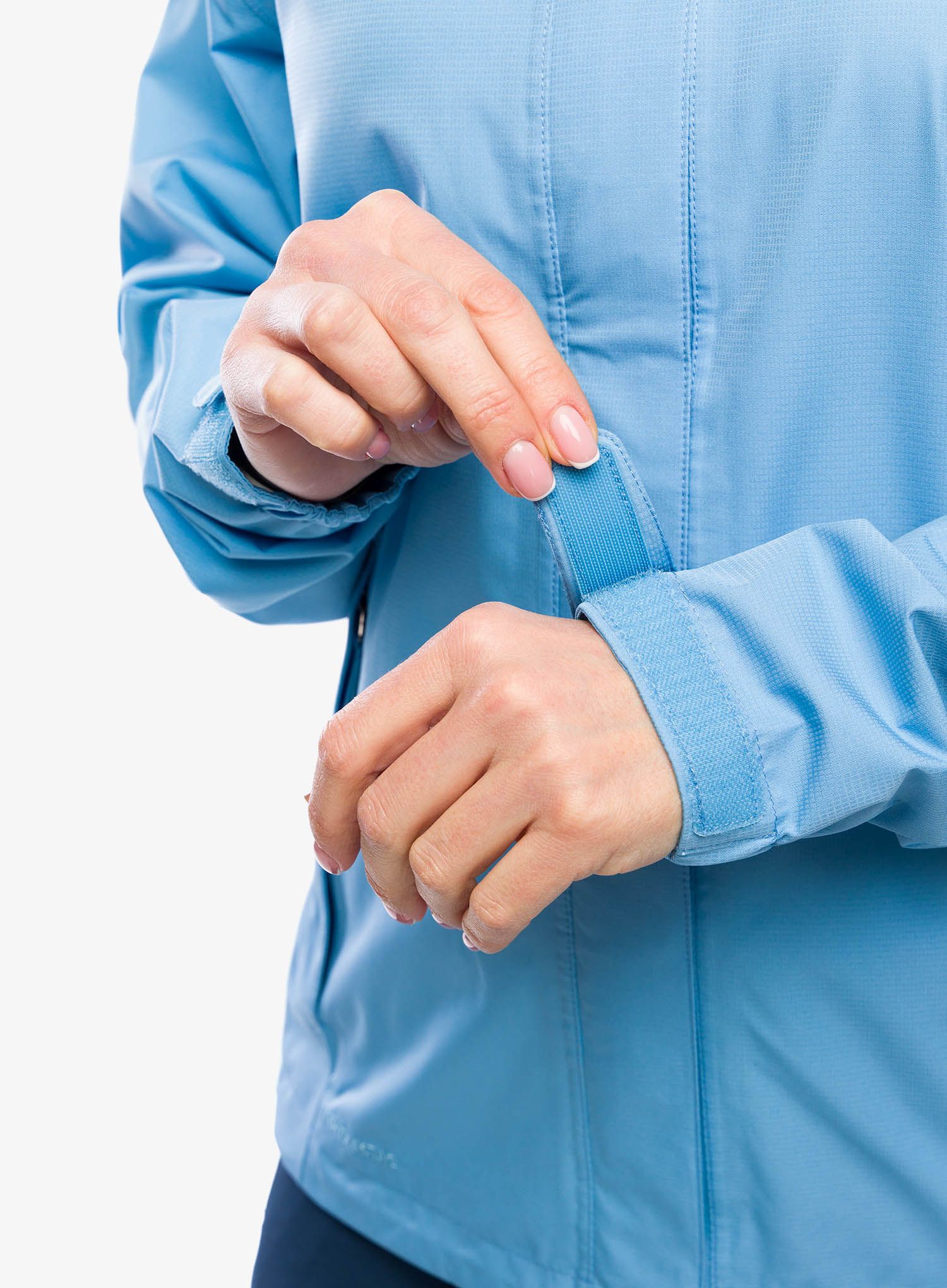 Ženska kišna jakna Vaude Escape Light Jacket - pastel blue