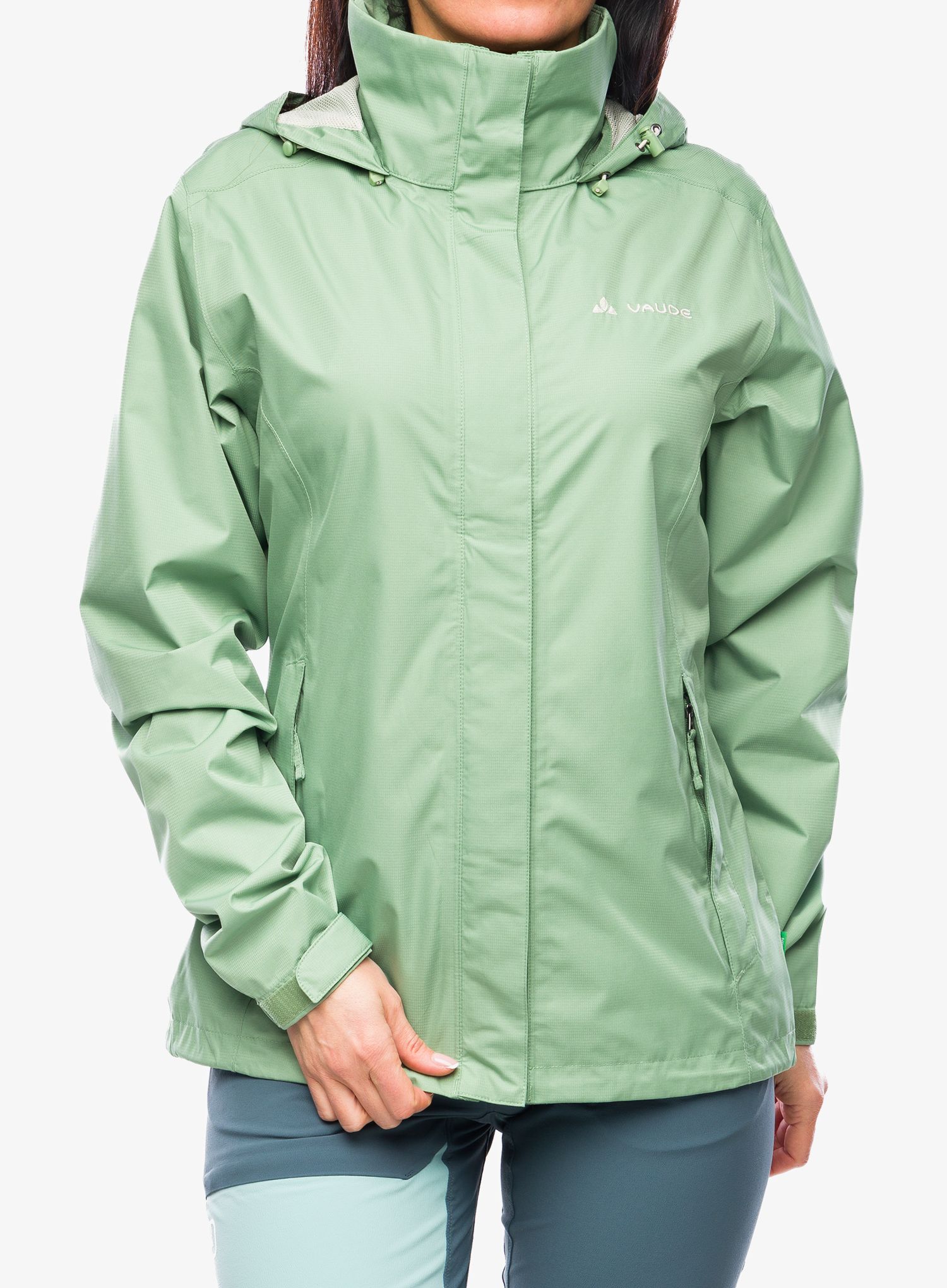 Ženska kišna jakna Vaude Escape Light Jacket - willow green