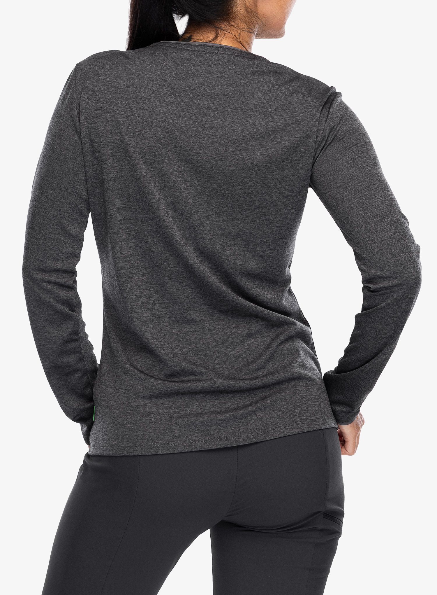 Ženska termoaktivna dukserica Vaude Essential LS T-Shirt - black