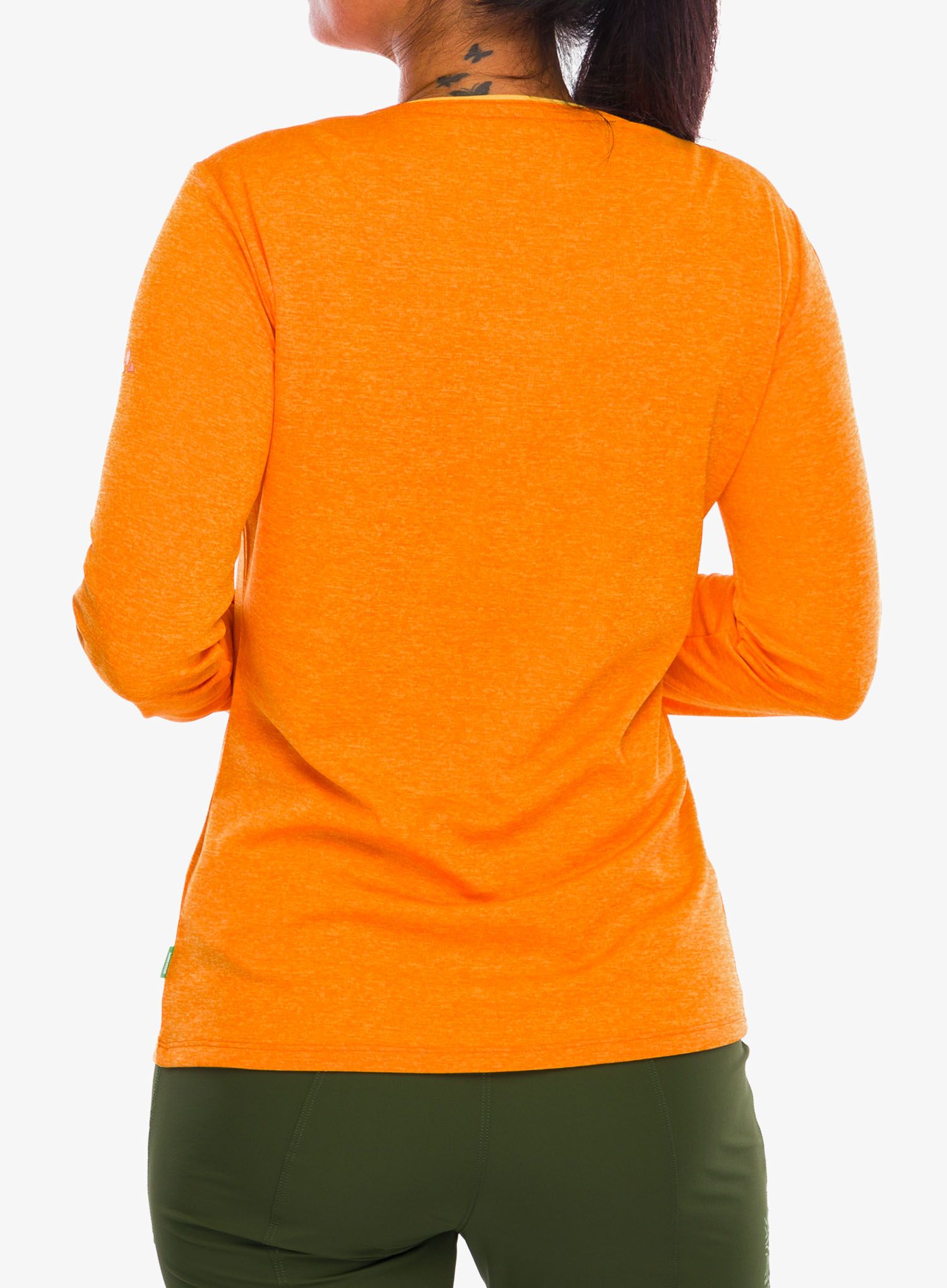 Ženska termoaktivna dukserica Vaude Essential LS T-Shirt - kurkuma