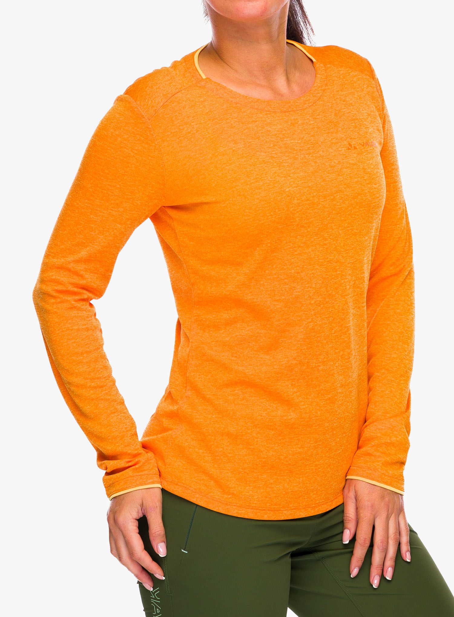 Ženska termoaktivna dukserica Vaude Essential LS T-Shirt - kurkuma