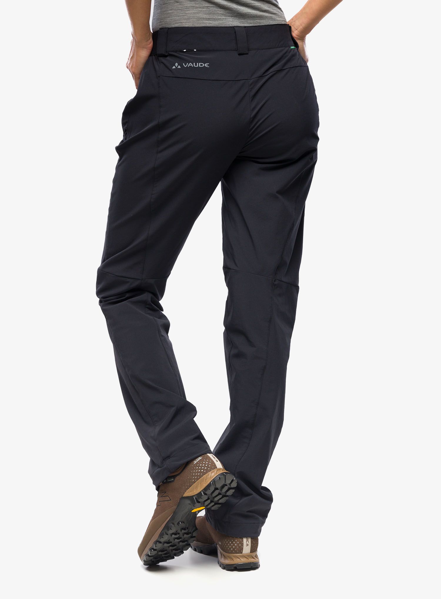 Ženske planinarske hlače Vaude Farley Stretch Pants III - black